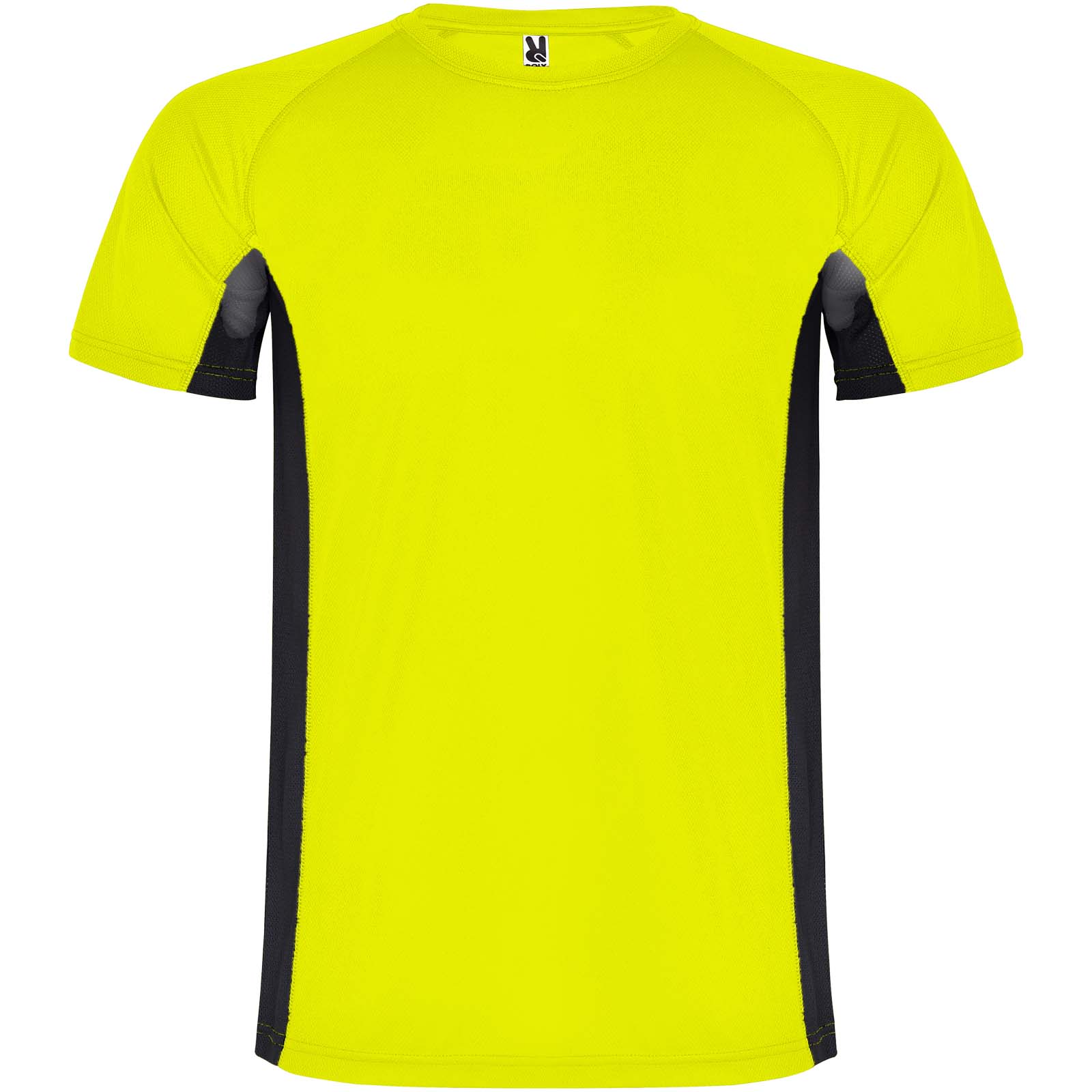 T-Shirt, Raglan, Neon Gelb, Kurze Ärmel, Schwarzseitige Einsätze, T-Shirt, Kurzarm, Neon Gelb, Rundhals, Sportswear, Tee, T-Shirt, Neon Gelb, Kurzarm, Sportswear, T-Shirt, Neongelb, Raglanärmel, Sportswear, Schwarzseiteneinsatz