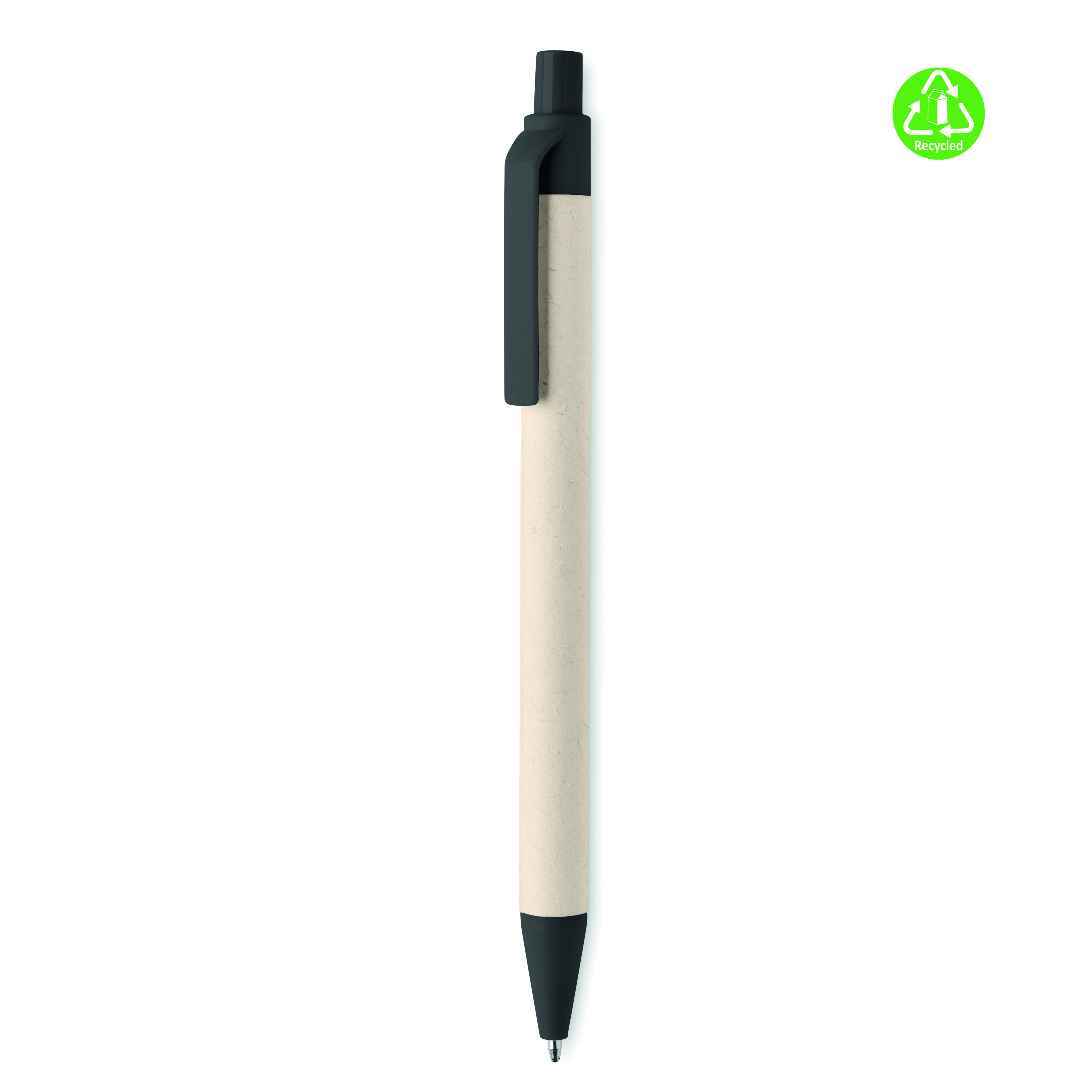 Kugelschreiber, Holzoptik, Holzschirm, Klickmechanismus, Grau, Kugelstift, Kugelschreiber, Holzgriff, Holzlook, Druckspitze