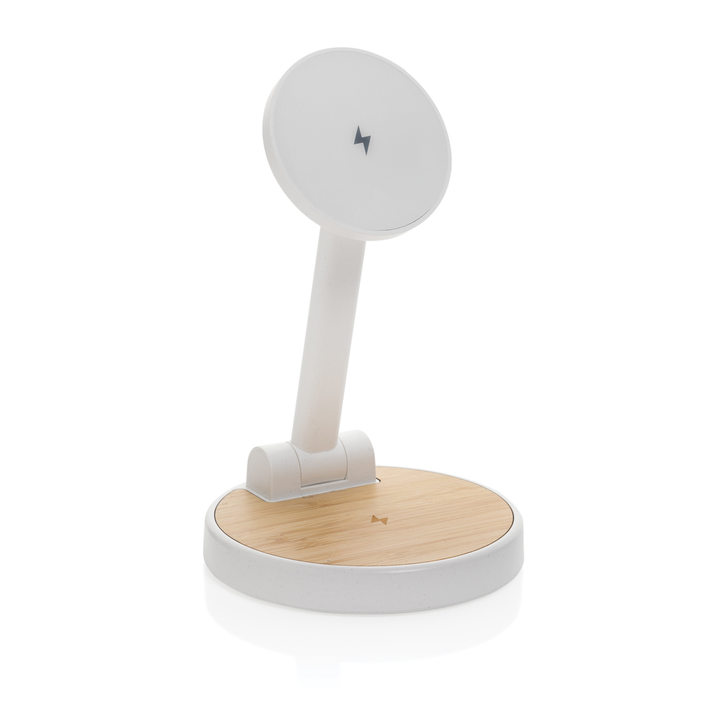 Elektrisches Gerät, Mikrophon, Mobiliar, Lampenfassung, Ladegerät, Drehteller, Kabelloser Drehspiegel, Holzbasis, Montage-Ständer, Lampe, Docking-Station, Holz, Weiß, Ladegerät, Drahtloser Ladeanschluss, Ladestation, Ladegadget, Holzplatte