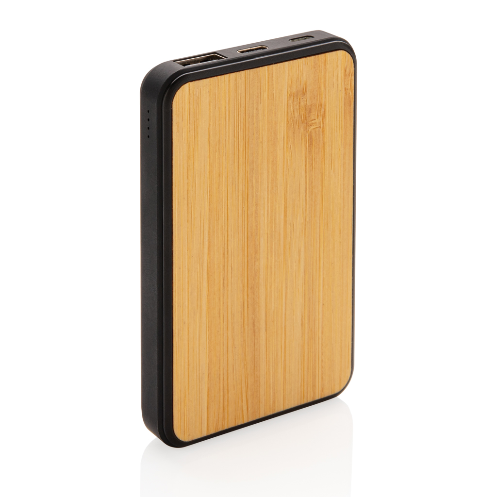 Computerausrüstung, Elektronik, Hardware, Computer, Handy, Powerbank, Wooden, Bamboo, Portabel, USB-C, Power bank, Bamboo, Wooden, Portable charger, USB-C, Tragbarer Akku, Holzoberfläche, Powerbank, USB-Anschlüsse, Holz design