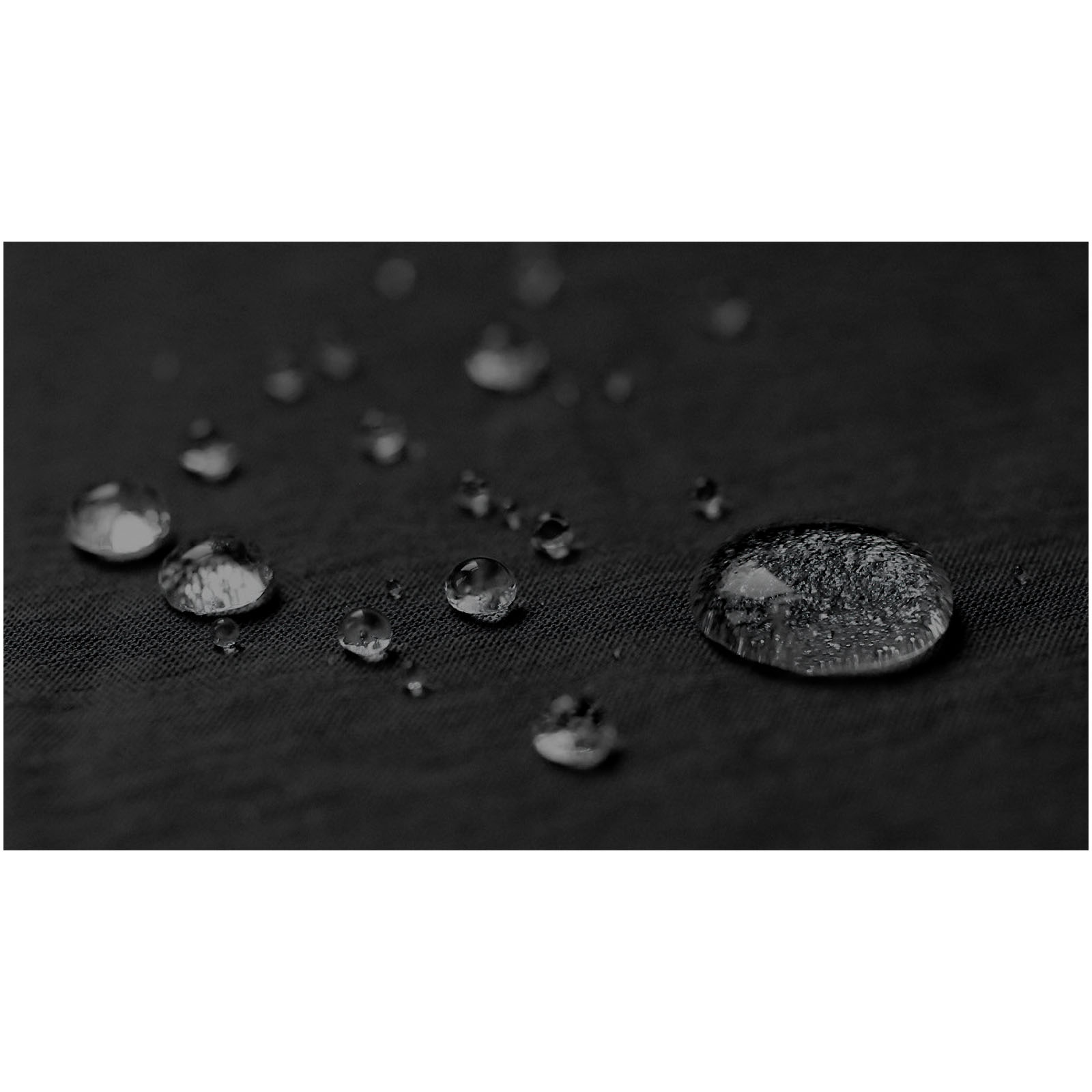 Wassertropfen, Tropfen, feuchte Stoff, Makro, schwarzer Stoff