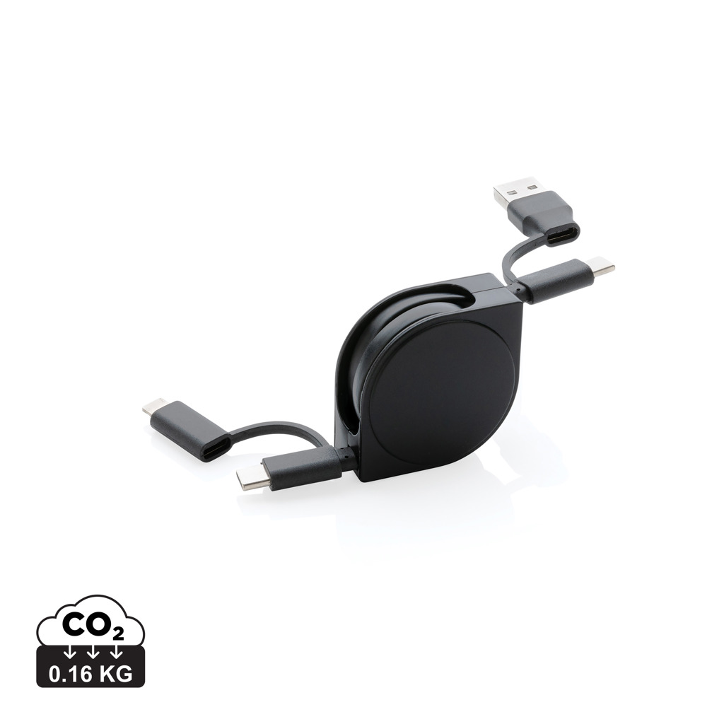 Elektronik, Adapter, USB-C-Hub, Kabelorganizer, Ladegerät, Anschlussadapter, Kabelmanager, USB-C Hub, Multiport Adapter, Kabel Ablage, ovales Design, Kompakt, USB-C Adapter, magnetisch ausziehbar, Multi-Port, Kabel-Organizer, kompakt Gerollt