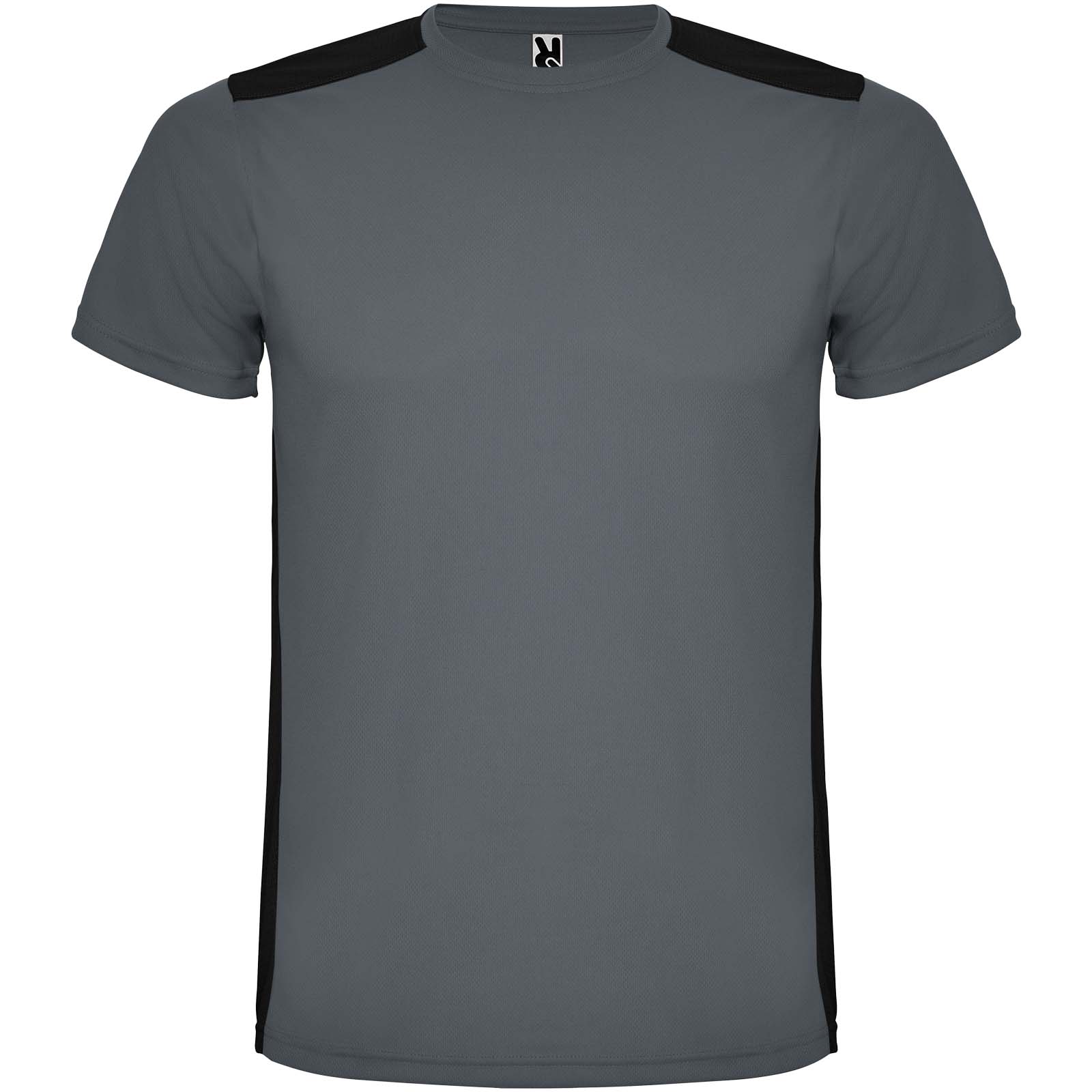 T-Shirt, Kurzarm, Grau, Schwarzseiteneinsätze, Basic, T-Shirt, Kurzarm, Grau, Racer-Detail, Schwarzakzente, Tee-Shirt, Kurzarm, Unifarben, Graustufen, Oberteil, T-Shirt, Kurzarm, Rundhals, Grau, Sport-Top