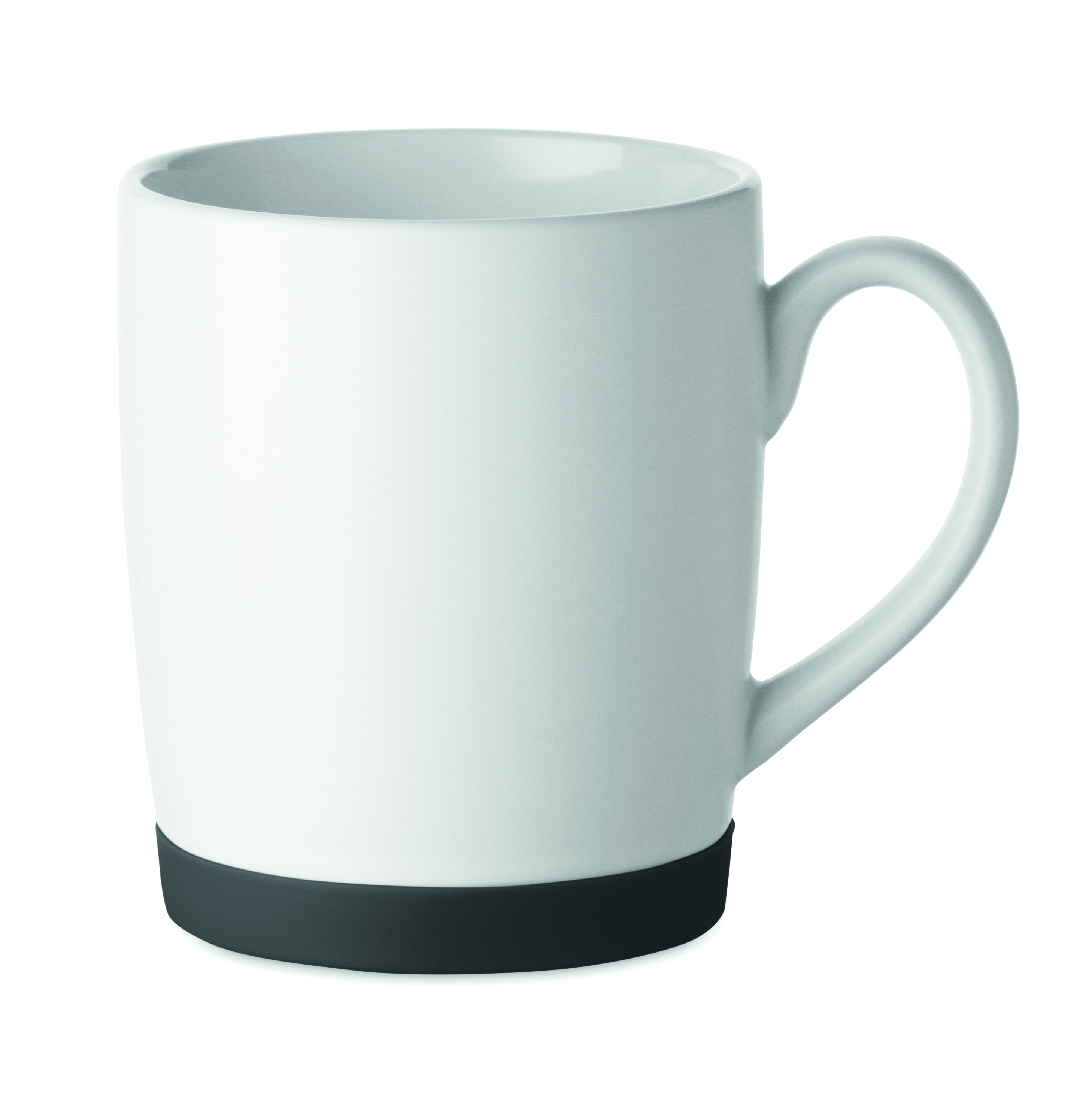Becher, Tasse, Kaffeetasse, Keramik, einfarbig, Kaffeetasse, Tasse, Porzellan, weiße Tasse, dunkler Boden