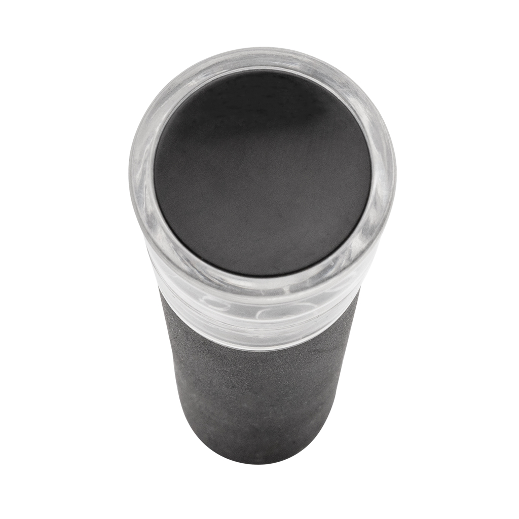 Stempelhalter, Kapselhalter, Kaffeezubehör, Geldverschluss, schwarz, Stößel, Korken, Küchengerät, Schwarze Spitze, Glastülle, Stoffstempel, Schwarz, Gummi, Griffstück, Kappe