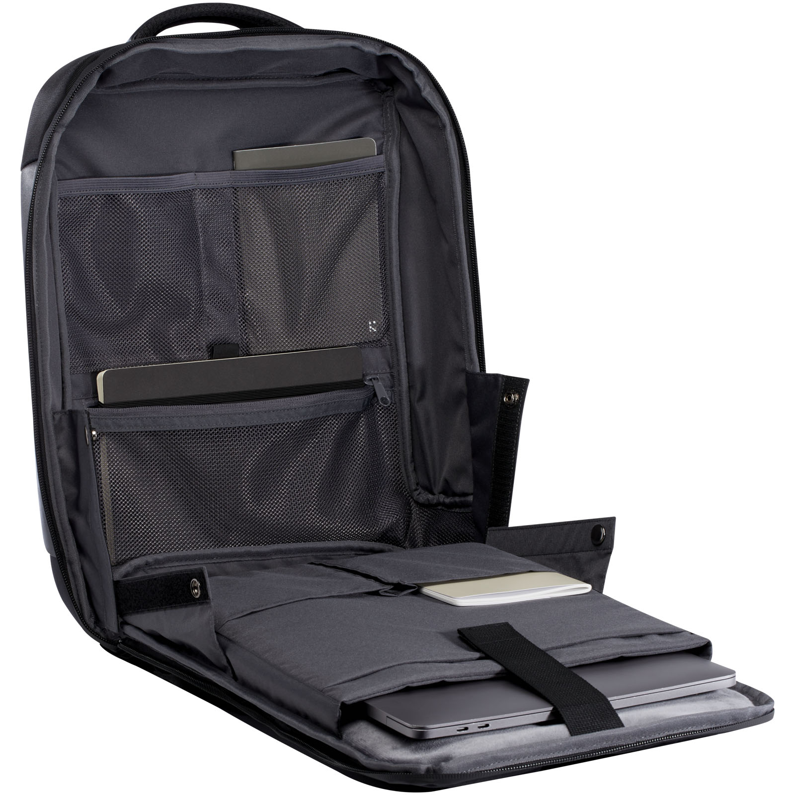 Rucksack, Laptopfach, Netzfach, USB-Tasche, Organizer