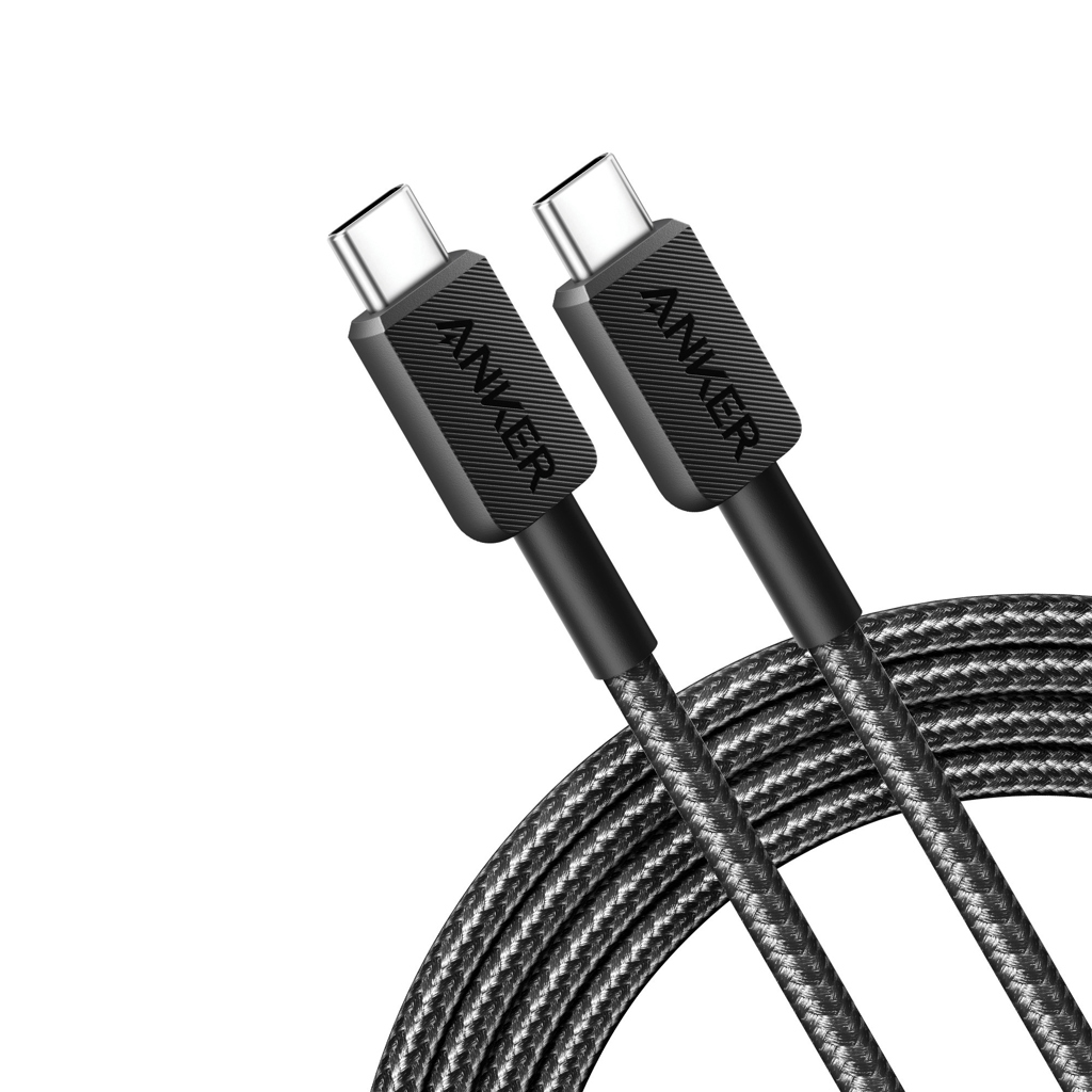 USB-C Kabel, Ladekabel, Nylongeflaecht, Kabel mit Geflecht, Typ-C Kabel, USB-C Kabel, Ladekabel, Kabel, USB-C Stecker, Geflochtenes Kabel, USB-C, Kabel, Datenkabel, 2m, geflochten