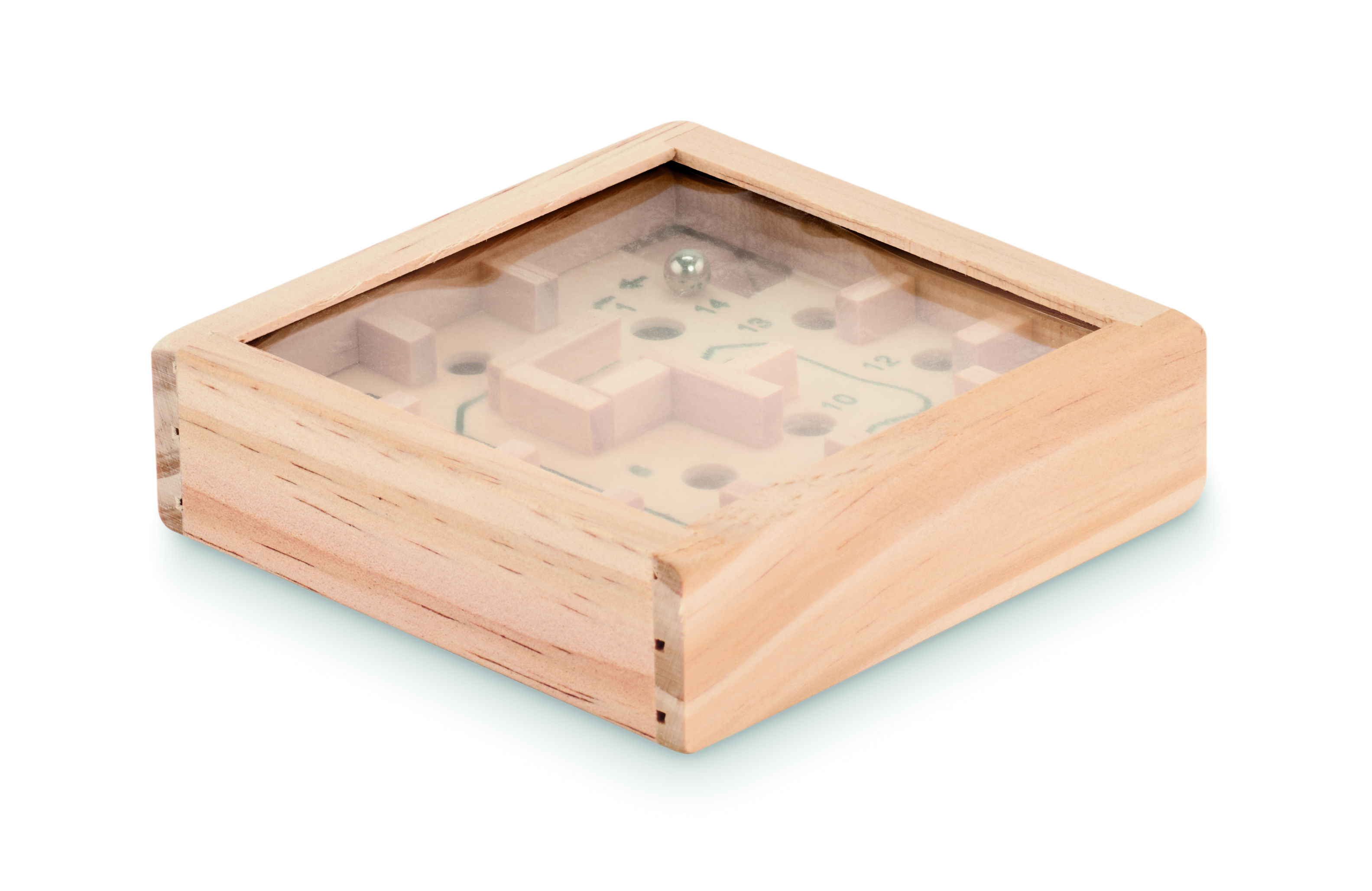 Holzspielzeug, Mikado, Jonglier-Spiel, Stein-Blocke, Transparentes Gehäuse