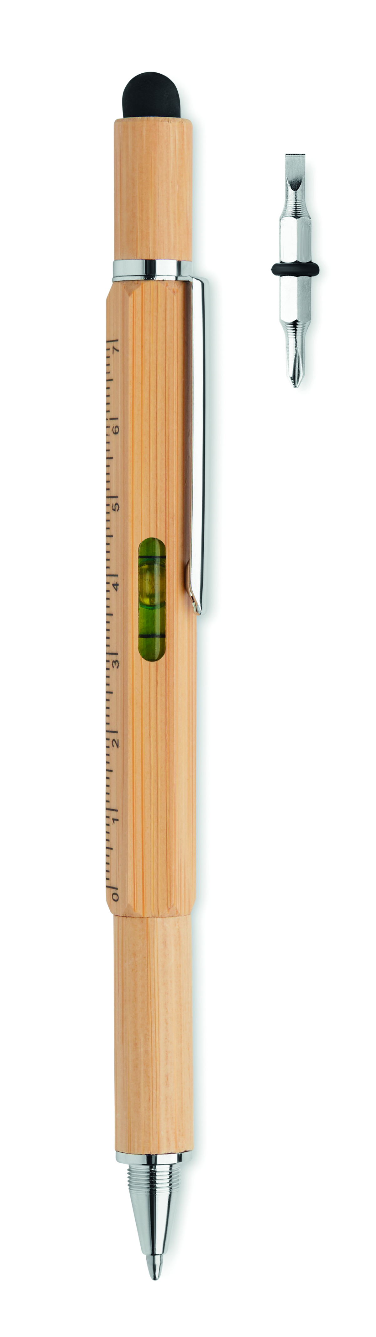 Bleistiftspitzer, Holz, 3-in-1 Stift, Schleifmesser, Schraubendreher-Adapter