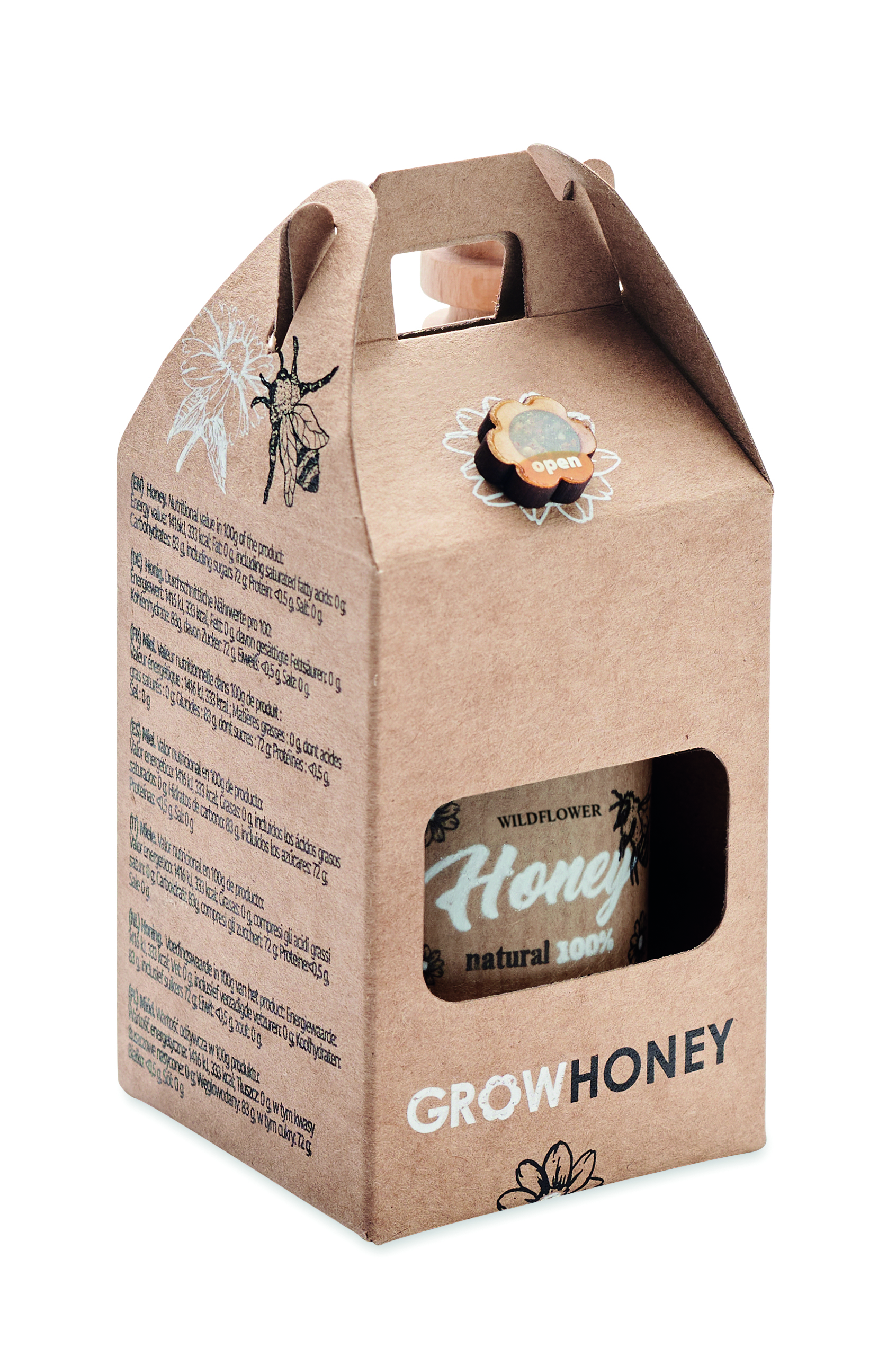 Honig, Glas, Glasflasche, Naturprodukt, Wachs-Deckel