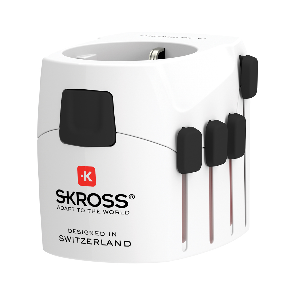 Zweigabe-Skalpelle, Skross Adapter, EU-Adapter, Reiseadapter, Schweiz-Design, Klebezubehör, Skross, Adapter, Schweiz, Steckdosenadapter, elektrischer cutter, Kunststoffgehäuse, Skross, Adapter, Design in Switzerland