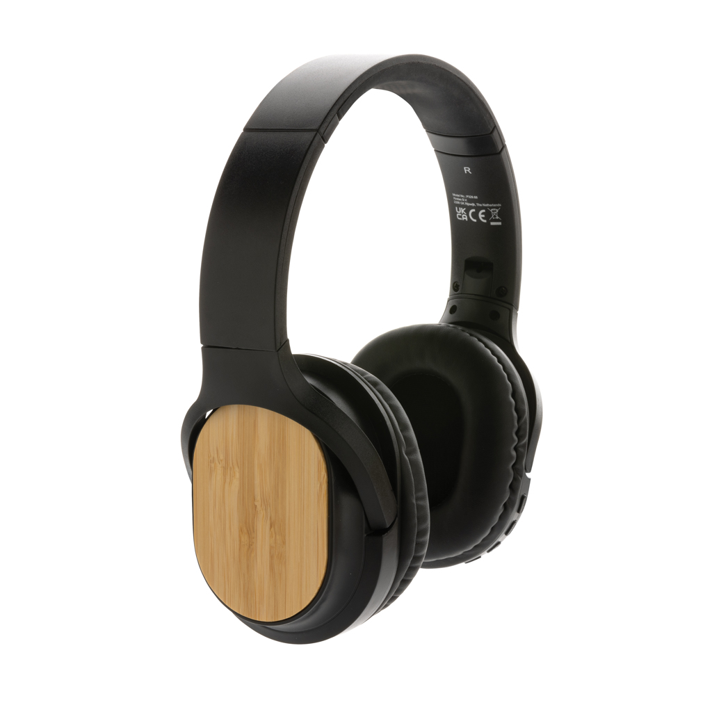 Elektronik, Kopfhörer, Kopfhörer, Over-Ear, Holz-Panel, Schwarz, Bluetooth, kopfhörer, over-ear, holz-efekt, schwarz, headphones, Kopfhörer, Over-Ear, Holz-Oberfläche, Schwarz, Kabellos