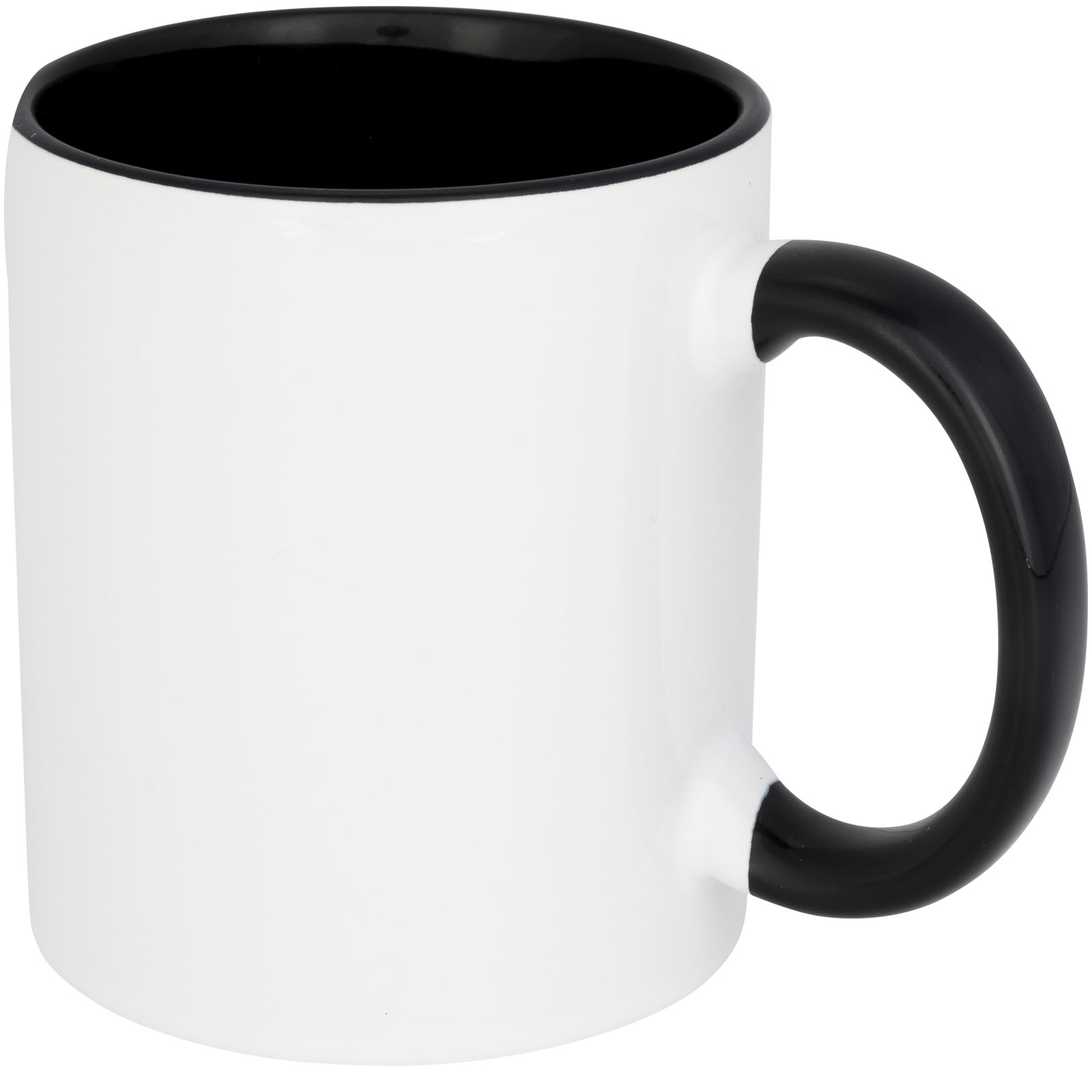 weißer Becher, Kaffeebecher, schwarzer Griff, Keramiktasse, einfaches Design, Tasse, Kaffee-Tasse, Becher, Keramik, Schwarz-Weiß, weiß, Tasse, Kaffeetasse, schwarzer Griff, Keramik, Kaffeebecher, Becher, Tasse, Keramik, SchwarzWeiß