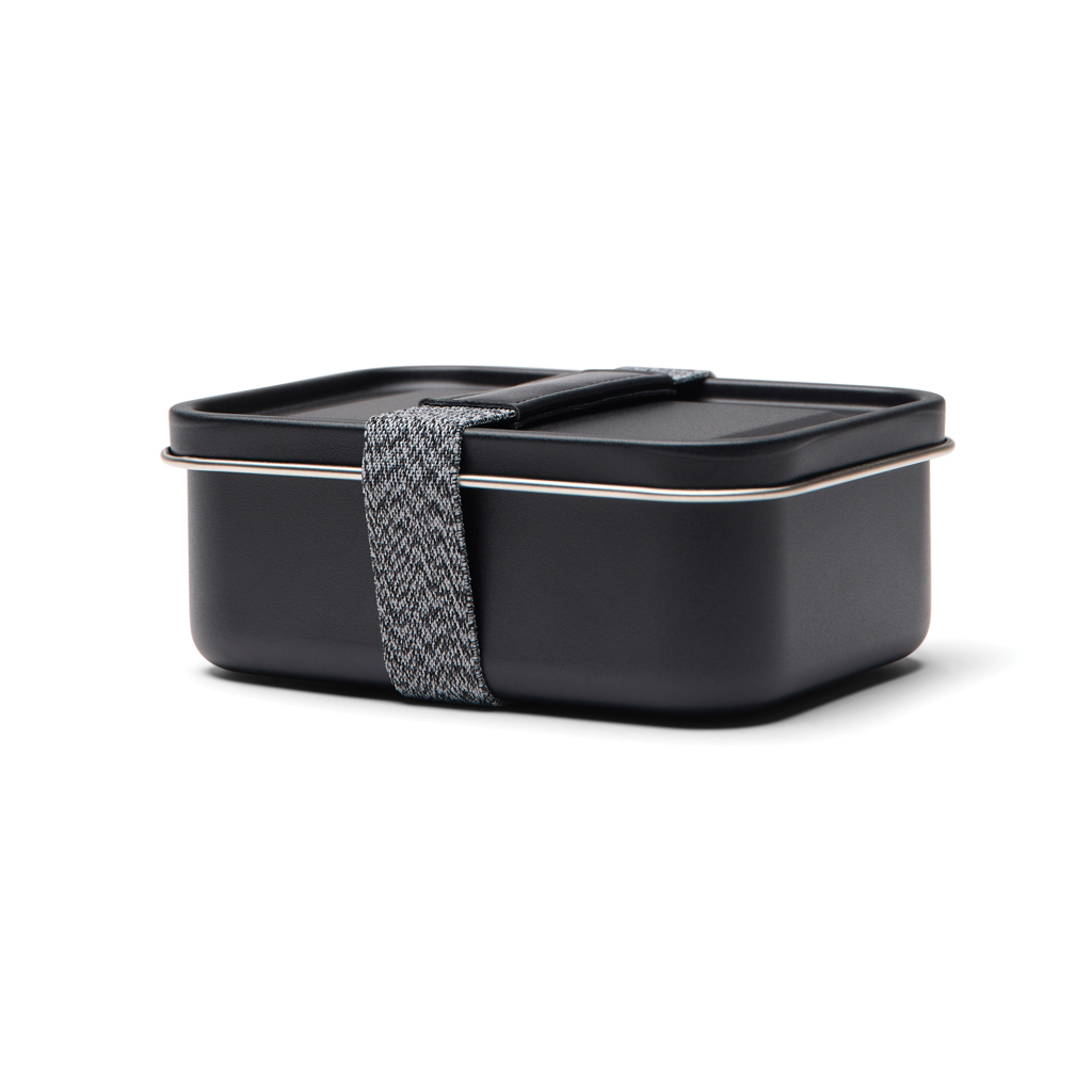 Lunchbox, Metallisch, Dunkelblau, Rechteckig, Gummiband,  lunchbox, box, steel, tray, strap, brotdose, lunchbox, stahl, dunkelblau, verschlussband
