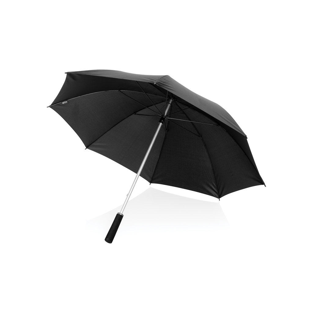 Regenschirm, Schirm, Schwarz, Aluminium-Stiel, Faltregenschirm, Schirm, Regenschirm, Faltschirm, Schirm mit Griff, Schwarz, Regenschirm, Schwarz, Kompakt, Stabschirm, Gummigriff
