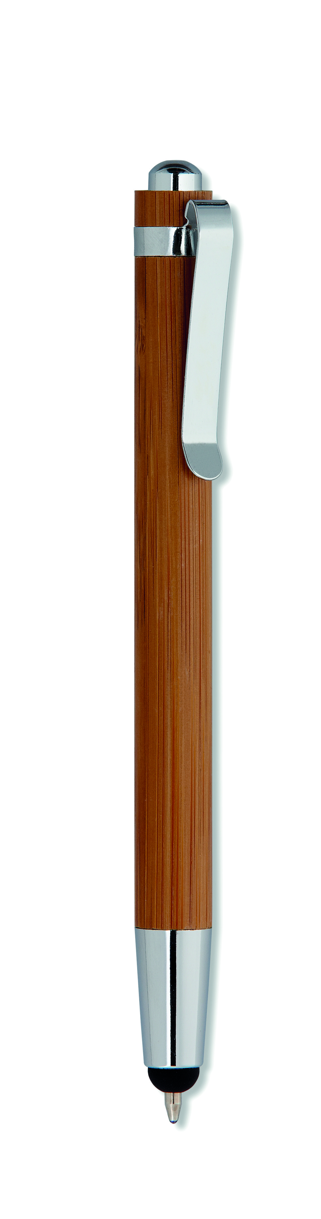 Kugelschreiber, Holz, Metall, Holzstift, Clip