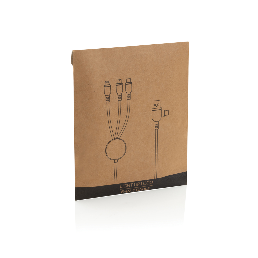 Besteck, Gabel, Kiste, box, Kabel, USB-Kabel, 6-in-1, Verpackung, Kabel, USB, Ladekabel, 6-in-1, Kartonverpackung, Kabel, Ladekabel, 6-in-1, Box, USB-Verbindung