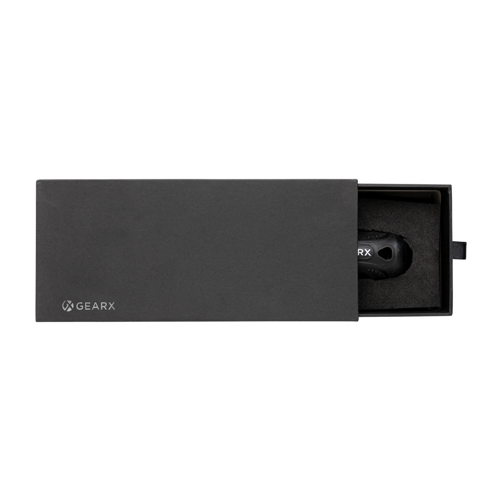 Adapter, Elektronik, Schuh, Gehäuse, Schuhclip, Schwarz, GearXR, Kamera-Adapter, GeXR?, Grauer Karton, Schwarz, Verpackung, GearXR, Fahrradlicht, Laufsport, Schwarz, Verpackung mit Schieber, Gear RX, schwarz, Gerätehalter, Schachtel, Schaumstoffeinsatz