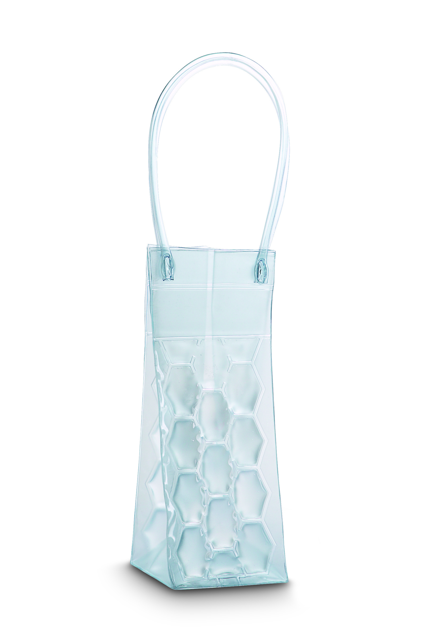 Tasche, Tragetasche, transparente Tasche, Hexagon Muster, Silikon/Plastic
