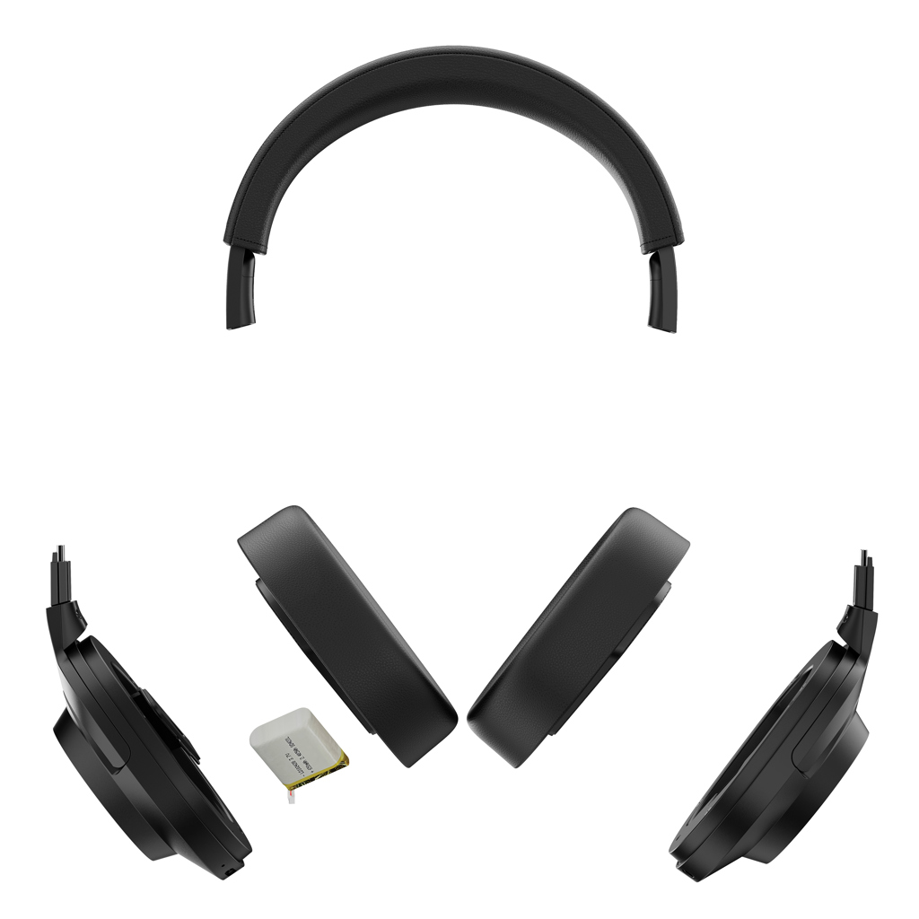 Elektronik, Kopfhörer, Over-Ear, Bluetooth, Kabellose, Batterie/Akku, Kopfhörer, Over-Ear, Bluetooth, Kabellos, Sound, Kopfhörer, Over-Ear, Bluetooth, Kabellos, Schwarz