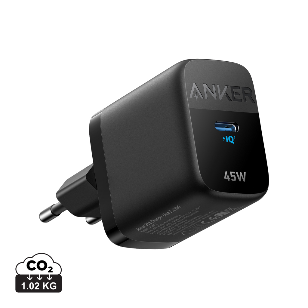usb-c charger, 45W, wall charger, USB-C, black, usb-c ladegerät, 45W, netzladegerät, steckdosen-anschluss, QUICK CHARGE 3.0, USB-C Ladegerät, Wandstecker, Anker 45W, USB-C PD, kompaktes Ladegerät