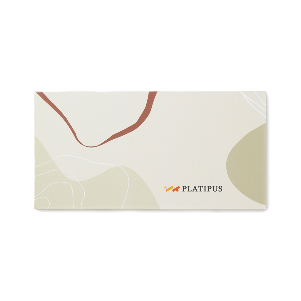 Schokolade, Schachtel, Design, Beige, Platipus, Schokoladenverpackung, Pralinenbox, Schlichtes Muster, Beige, Platipus-Brand, schokolade, verpackung, kollektion, plattenform, logo_platipus