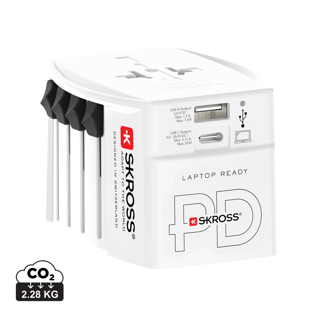 USB-C Adapter, USB-A Ausgang, Laptop Adapter, Skross, Kompakte Ladestation, USB-Ladegerät, Stromadapter, Laptop-Ladegerät, SKROSS, Kompakt?, Laptop-Ladegerät, USB-Adapter, Skross, Multiquellen-Ladegerät,  USB-C/USB-A