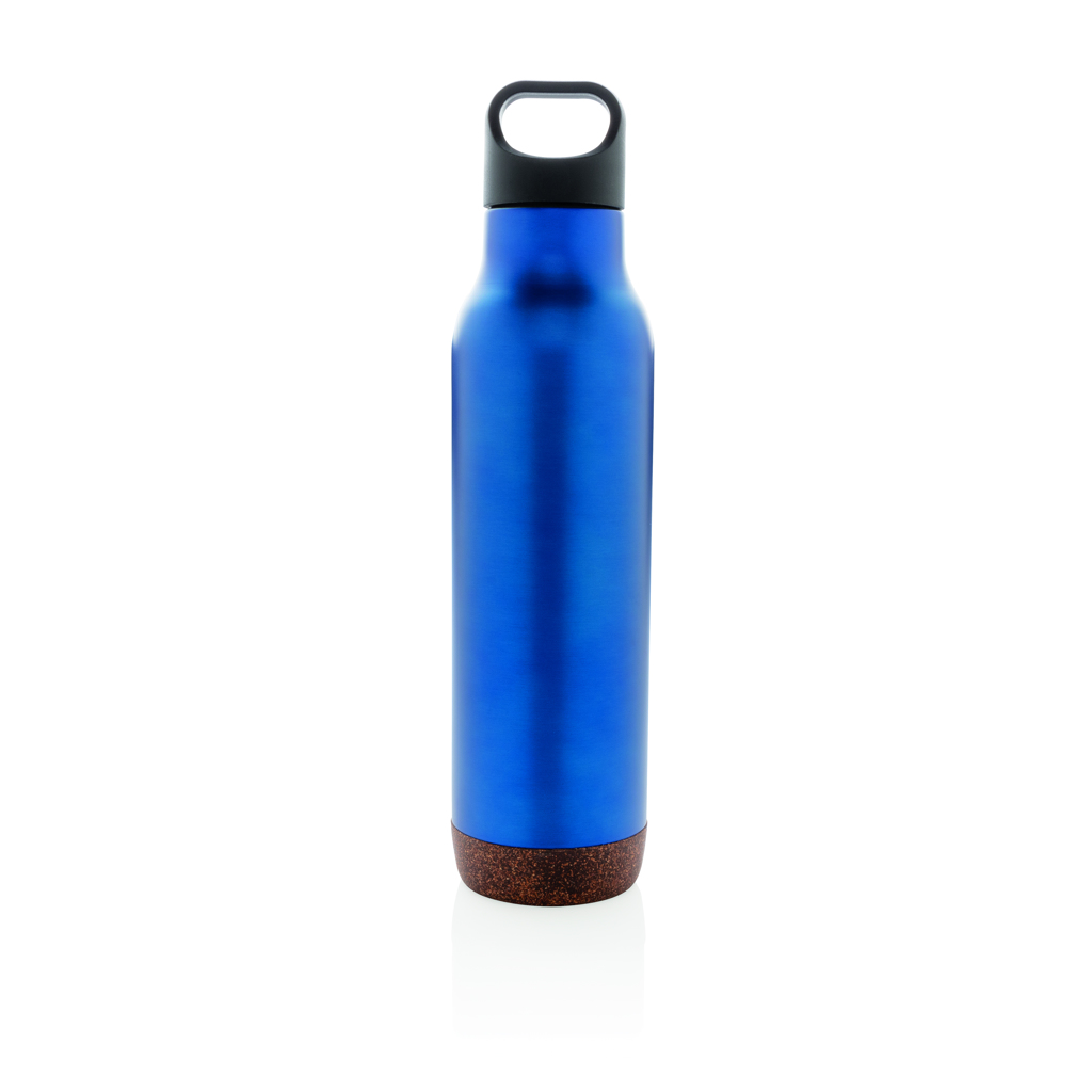 Flasche, Wasserflasche, Trinkflasche, Metallflasche, Blau, Kunststoffflasche, Wasserflasche, blau, Korkbodenbasis?, Cork base, Flasche, Trinkflasche, Blau, Flaschenhals mit Kork, Korkboden, Trinkflasche, Wasserflasche, Blau, Alu-BOD, Korkboden