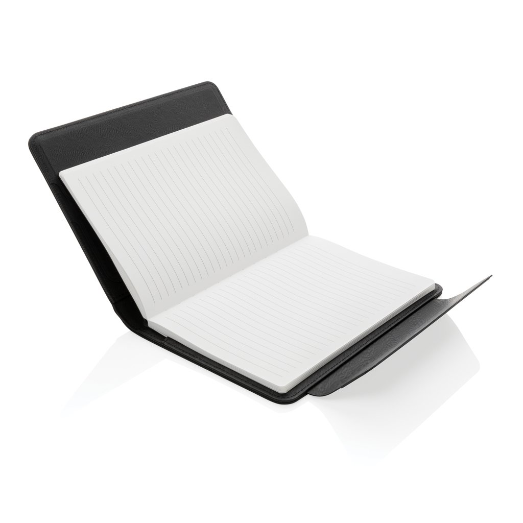 Notizbuch, Lineatur, Schwarz, Klemmcase, Portables Notizbuch, Notizbuch, Lederhülle, lineare Seiten, Schwarz, Kompakt, Notebook, Notizbuch, Liniert, Kleines Format, Schwarz