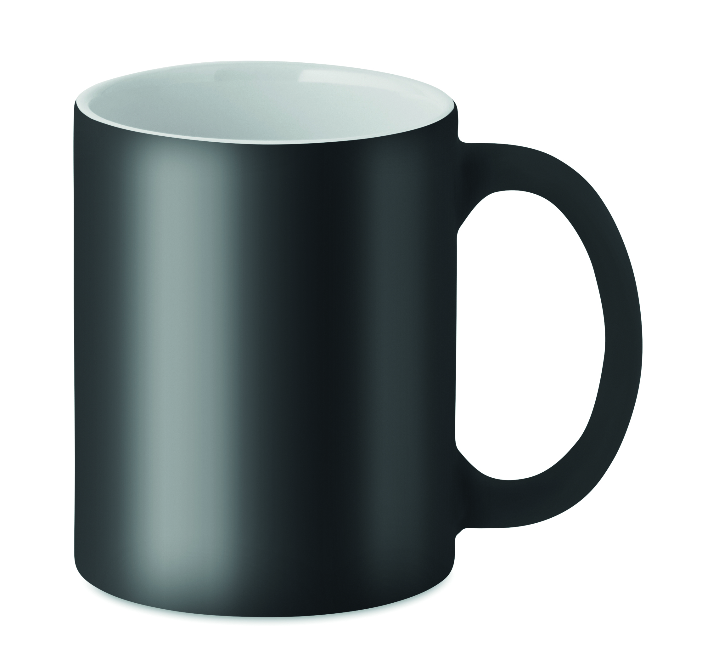Tasse, Keramik, schwarz, Griff, Zweifarbige, Becher, Kaffeebecher, Schwarz Becher, Keramik Becher, Henkelbecher