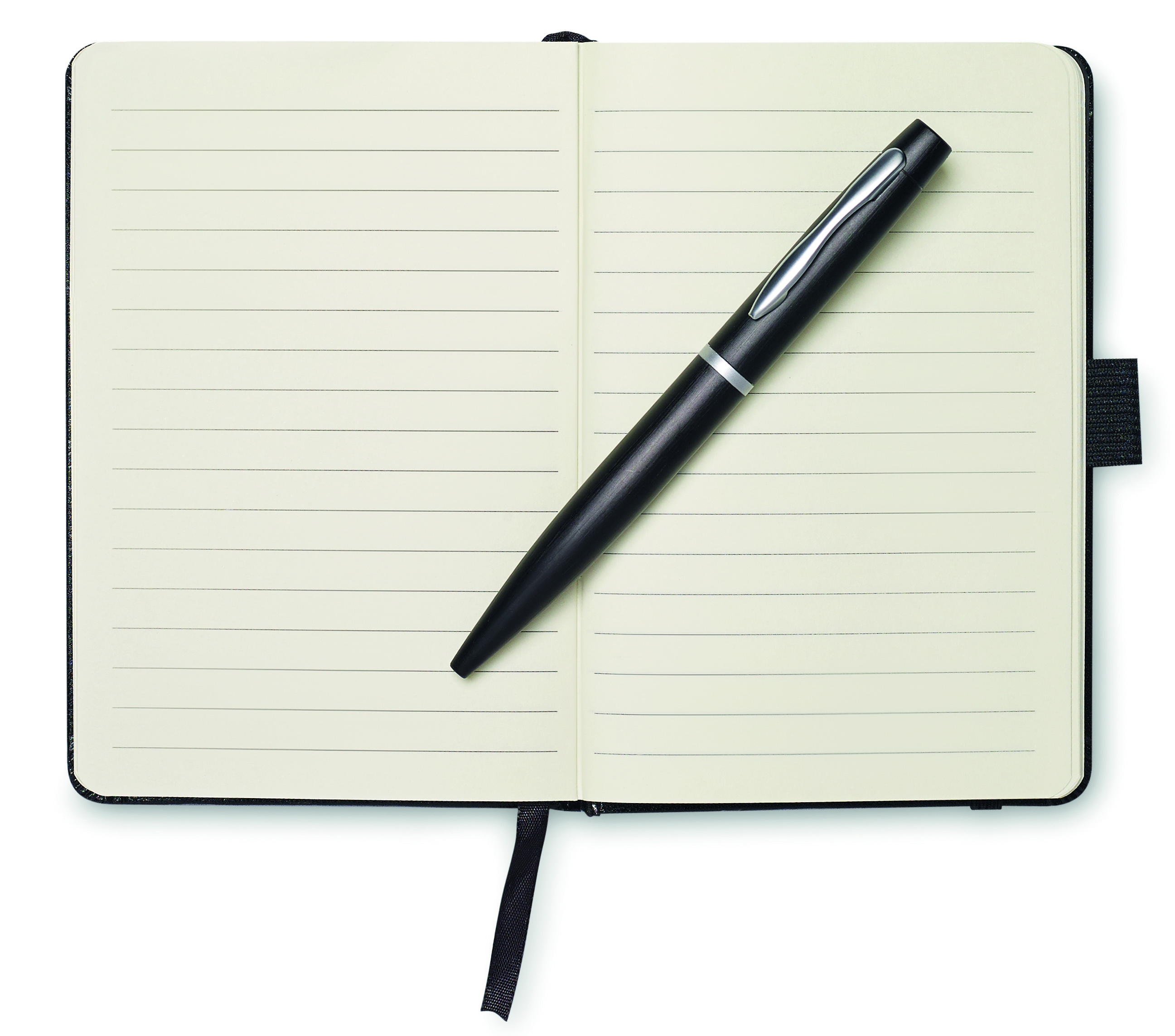 Notizbuch, Notizbuch mit Stift, Lineiertes Papier, Stift, Notizheft