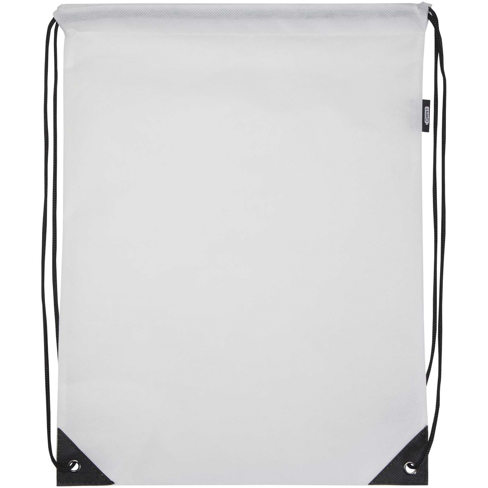 Drawstring bag, Weiße Tasche, Polyester, Canvas, Gepäcktasche