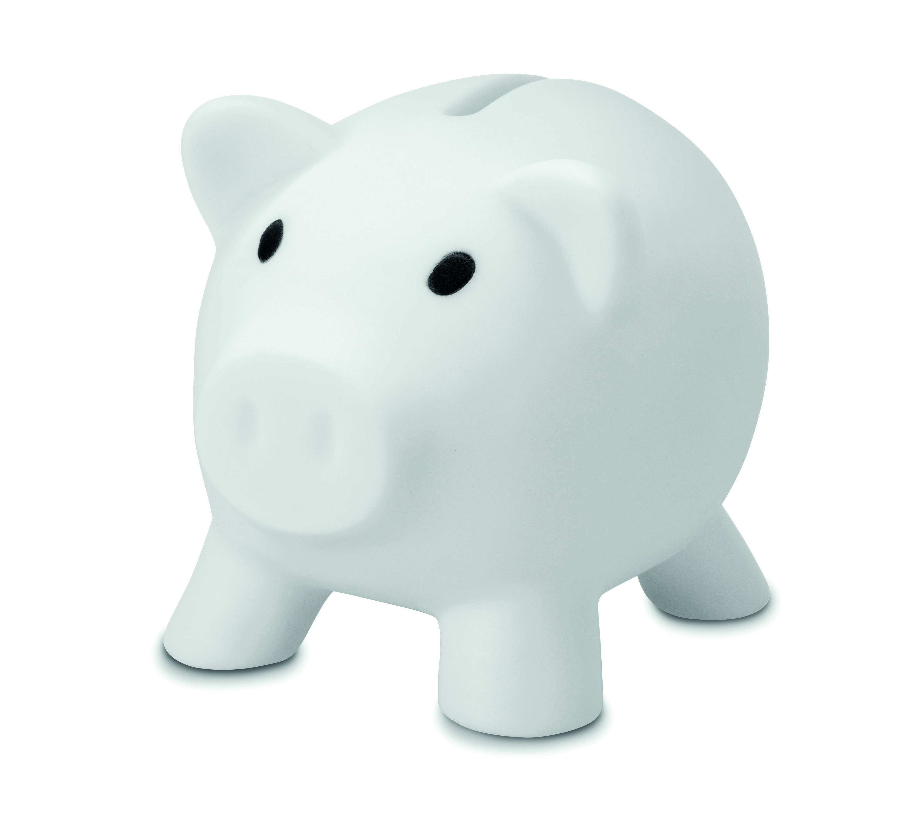 Schwein, Sparschwein, Sparbüro, Porzellan, weiße Figur