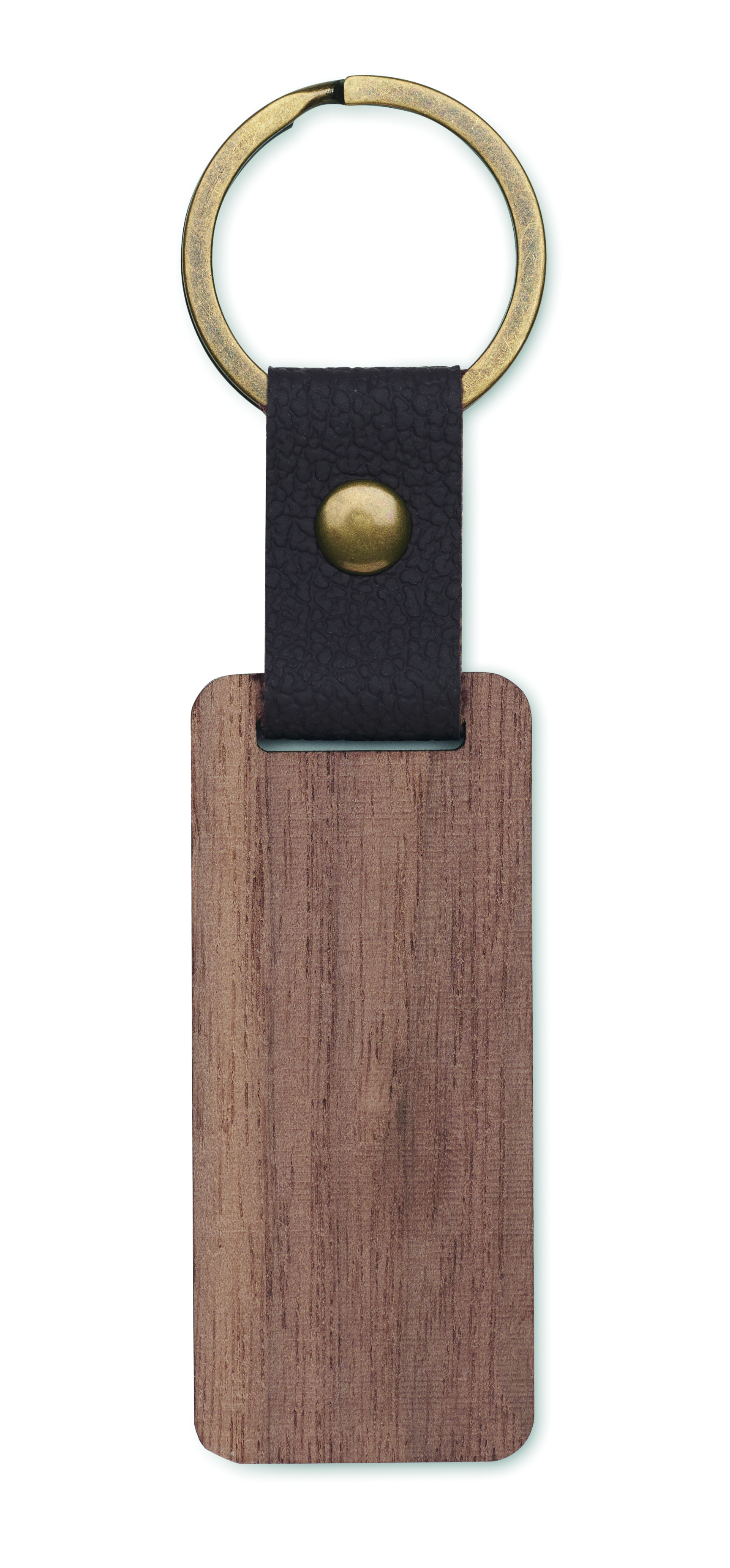 Schlüsselanhänger, Holz, Metallring, Leder, Vintage-Stil, leder, Schlüsselanhänger, Holz, Ring, Messing, Schlüsselanhänger, Holz, Leder, Metallring, braun