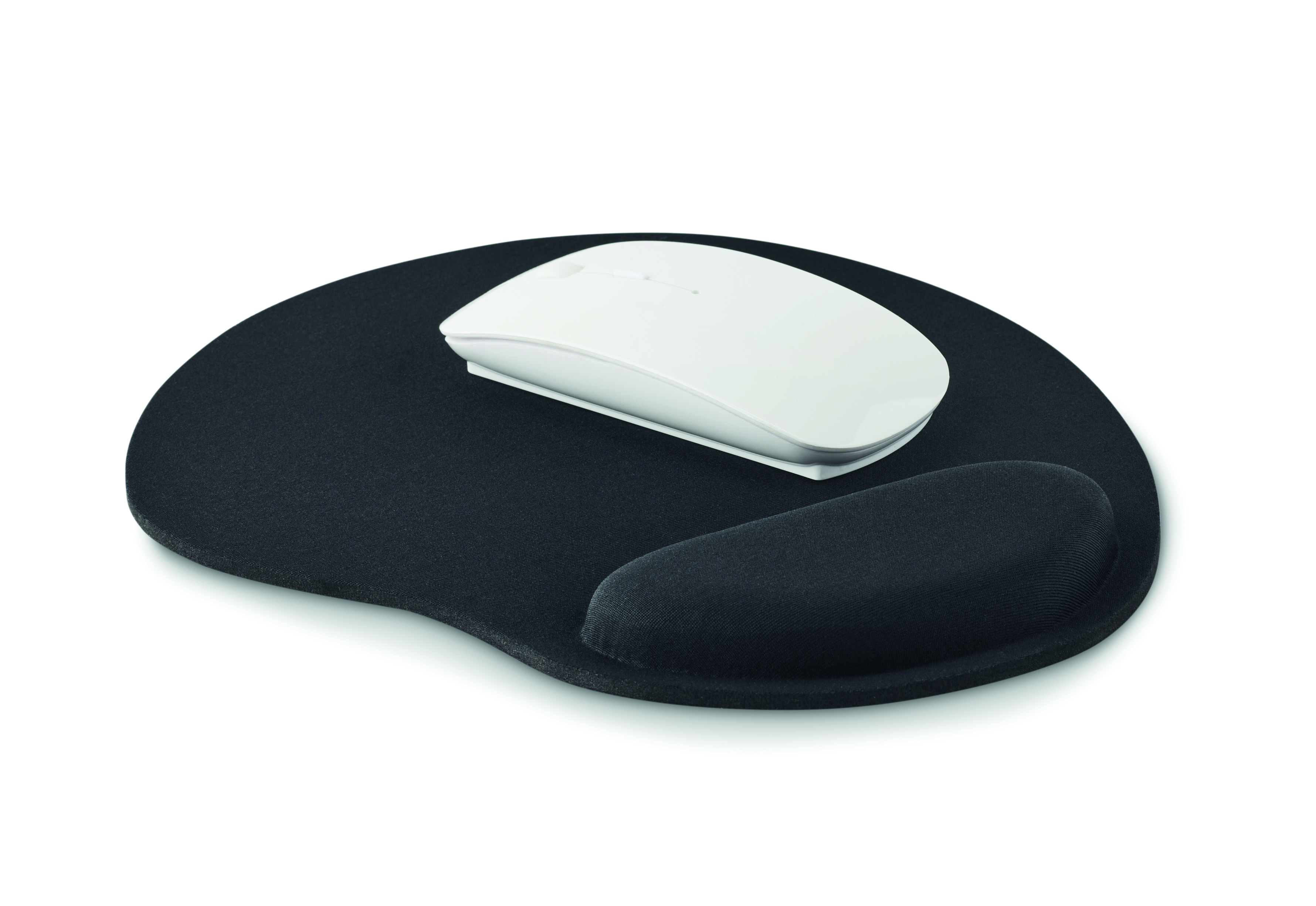 Mauspad, ergonomisch, weiß, Schaum, bogenförmig