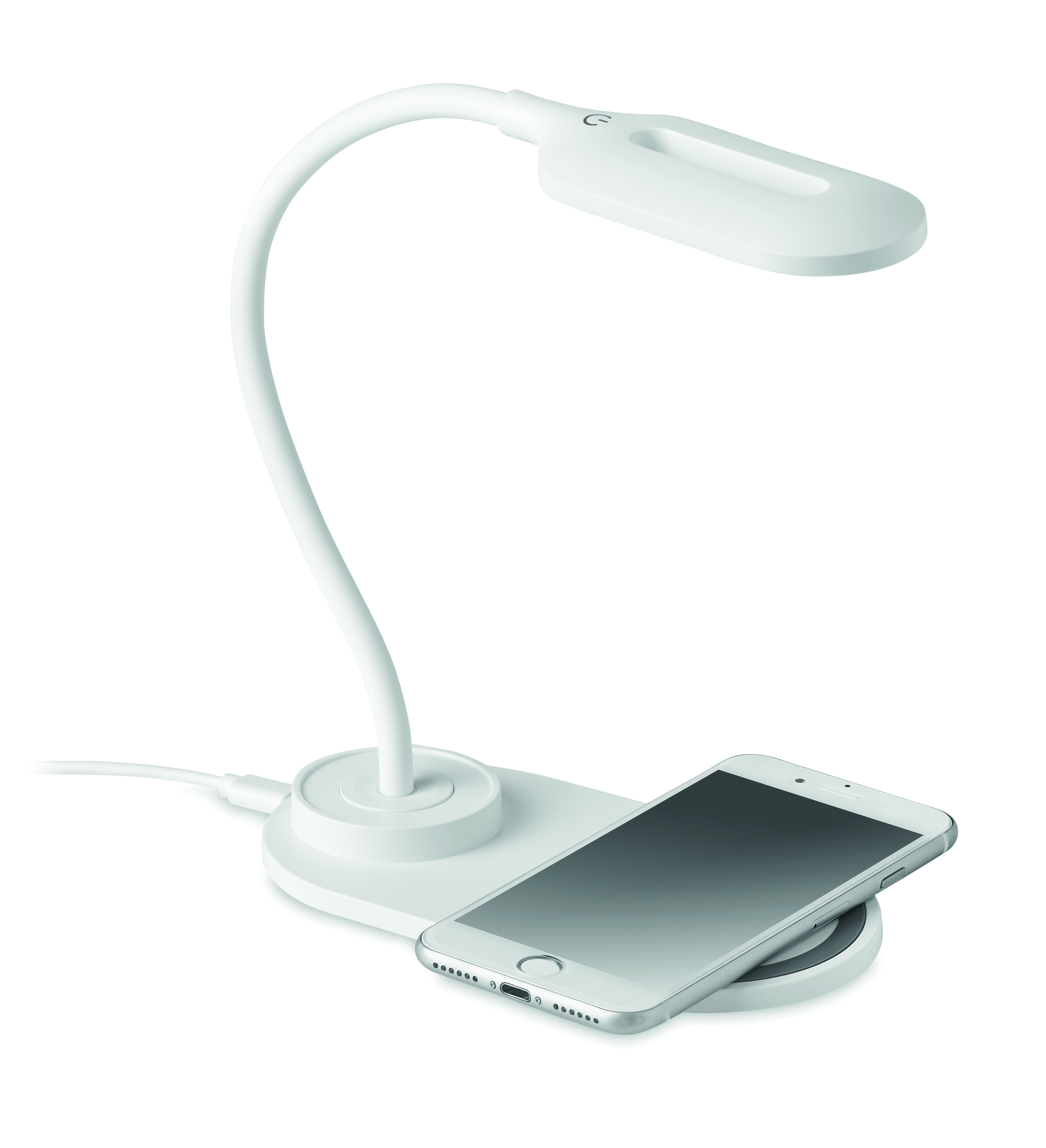 Tischlampe, LED-Lampe, Schreibtischlampe, Qi-Ladegerät, Smartphone-Ladepad