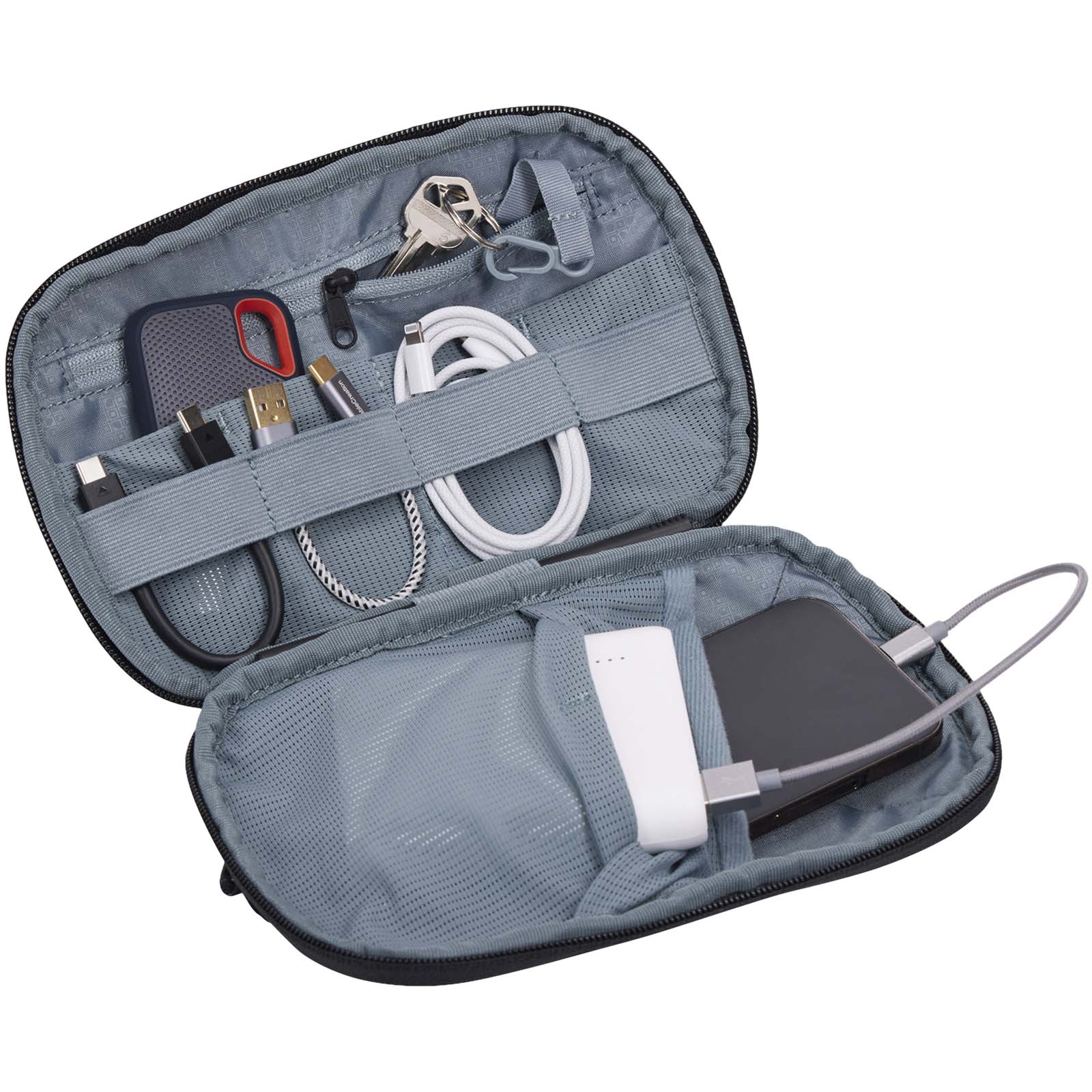 Organizer, Reiseetui, Kabelorganizer, Ladezubehör, USB-Kabel