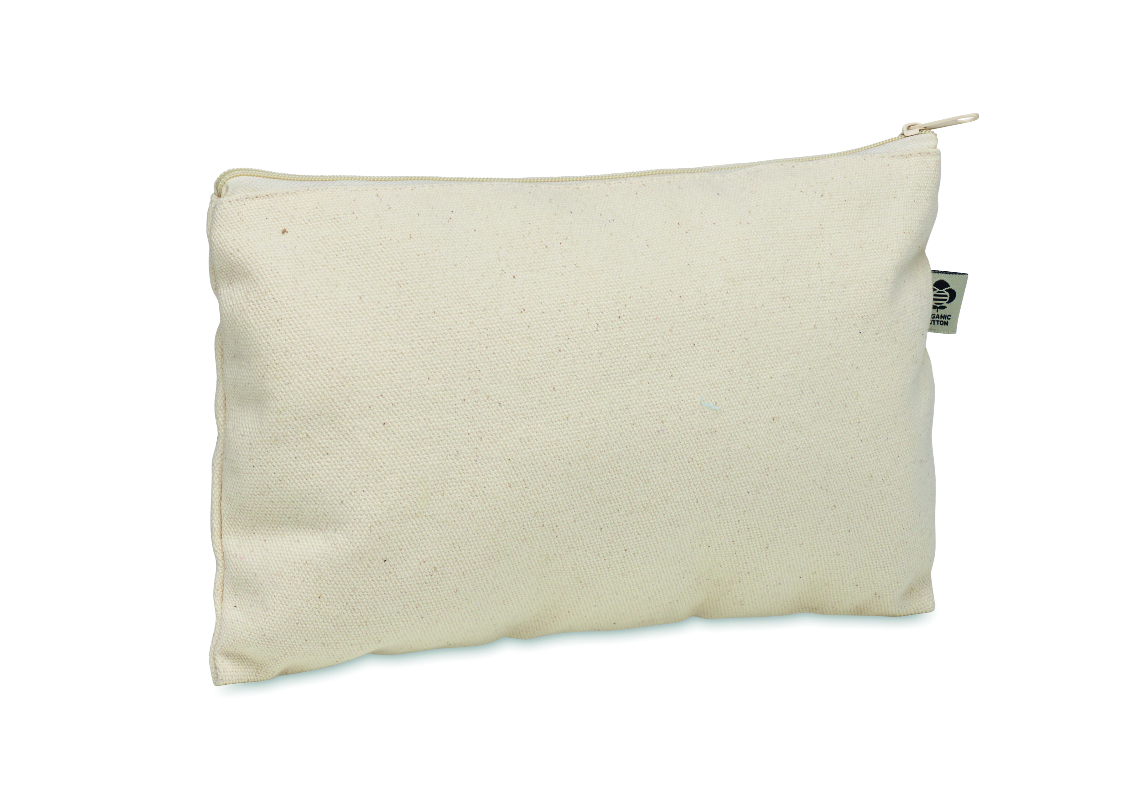 Canvas, Beutel, Beige, Reißverschluss, Bio-Baumwolle, Canvas, Clutch, Beige, Pouch, Reißverschluss, canvas pouch, Reißverschluss, cremefarbig, Stofftasche, Bio-Baumwolle