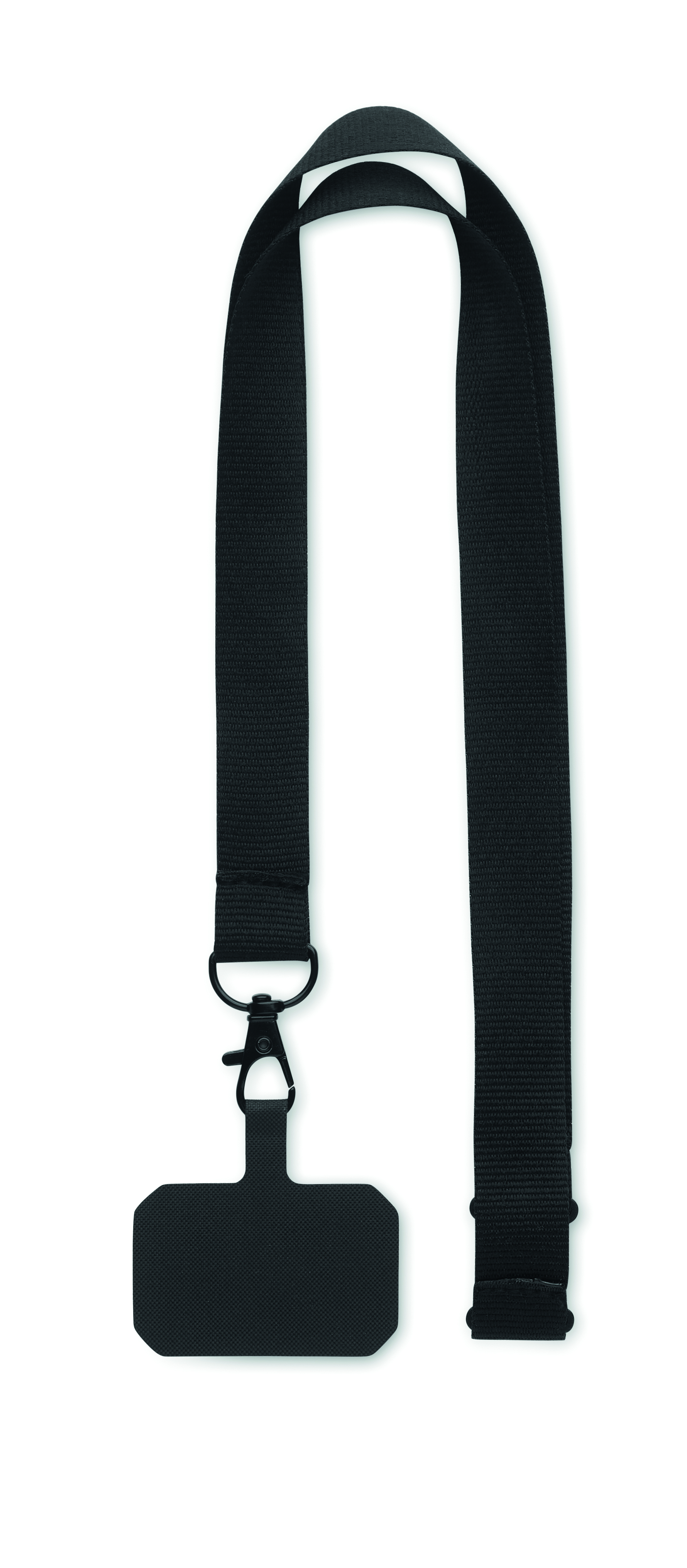 lanyard, badge holder, neck strap, black, adjustable, lanyard, clip, strap, schwarz, Kartenhalter, Lanyard, Tragetasche, Clip, Ausweishalter, Schwarz, Lanyard, Tragband, Karabiner, anbringbares Etikett, Schwarz