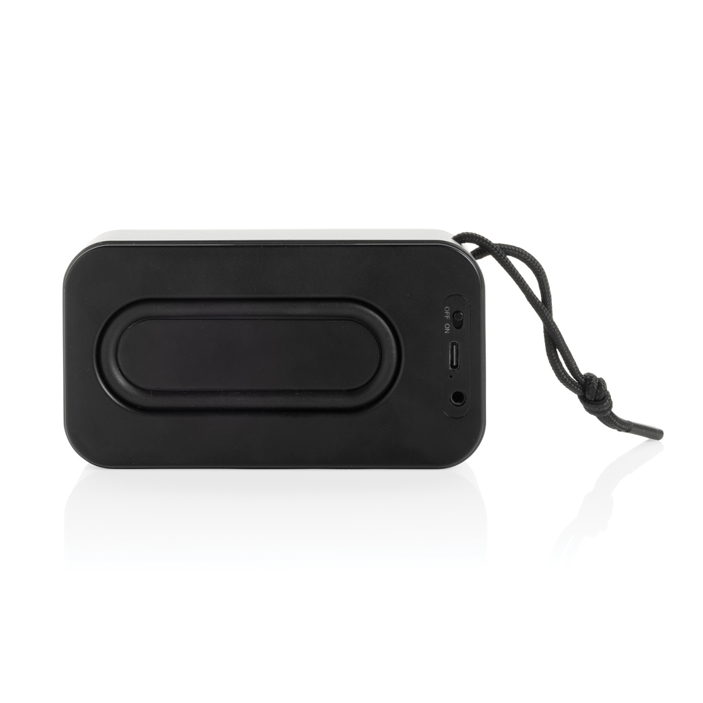 Adapter, Elektronik, Sprecher, Handy, Telefon, speaker, bluetooth, portabel, schwarz, usb-c, Laptop speaker, Portabler Lautsprecher, Schwarz, USB-C Anschluss, Kordel, Bluetooth, Lautsprecher, Tragbar, Schwarz, Lanyard