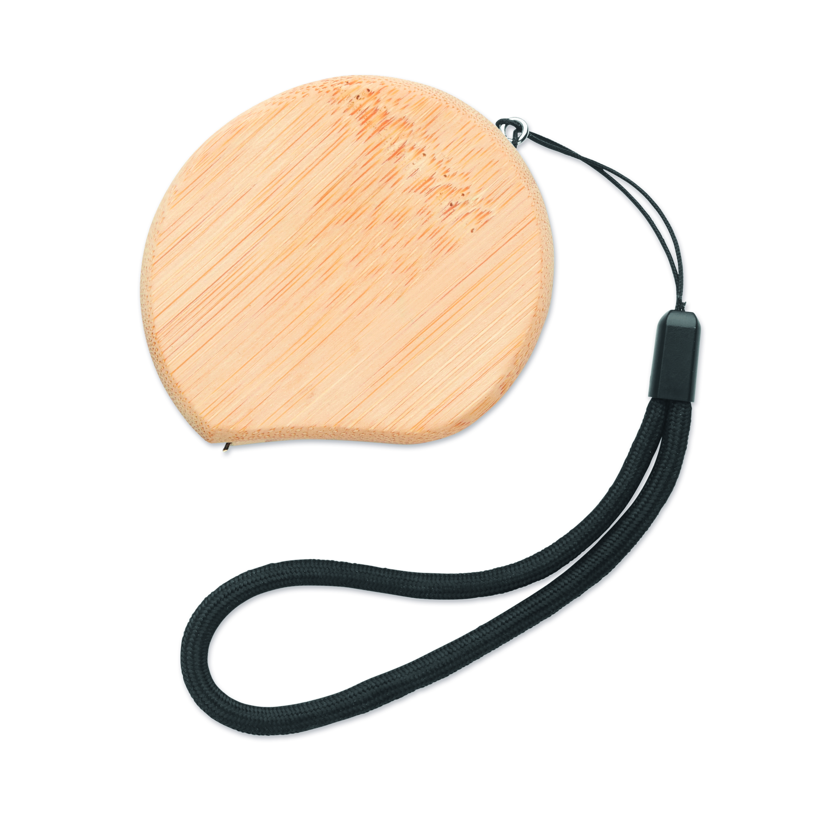 Schmuckdose, Holz, Kordel, Rund, natürliche Farbe