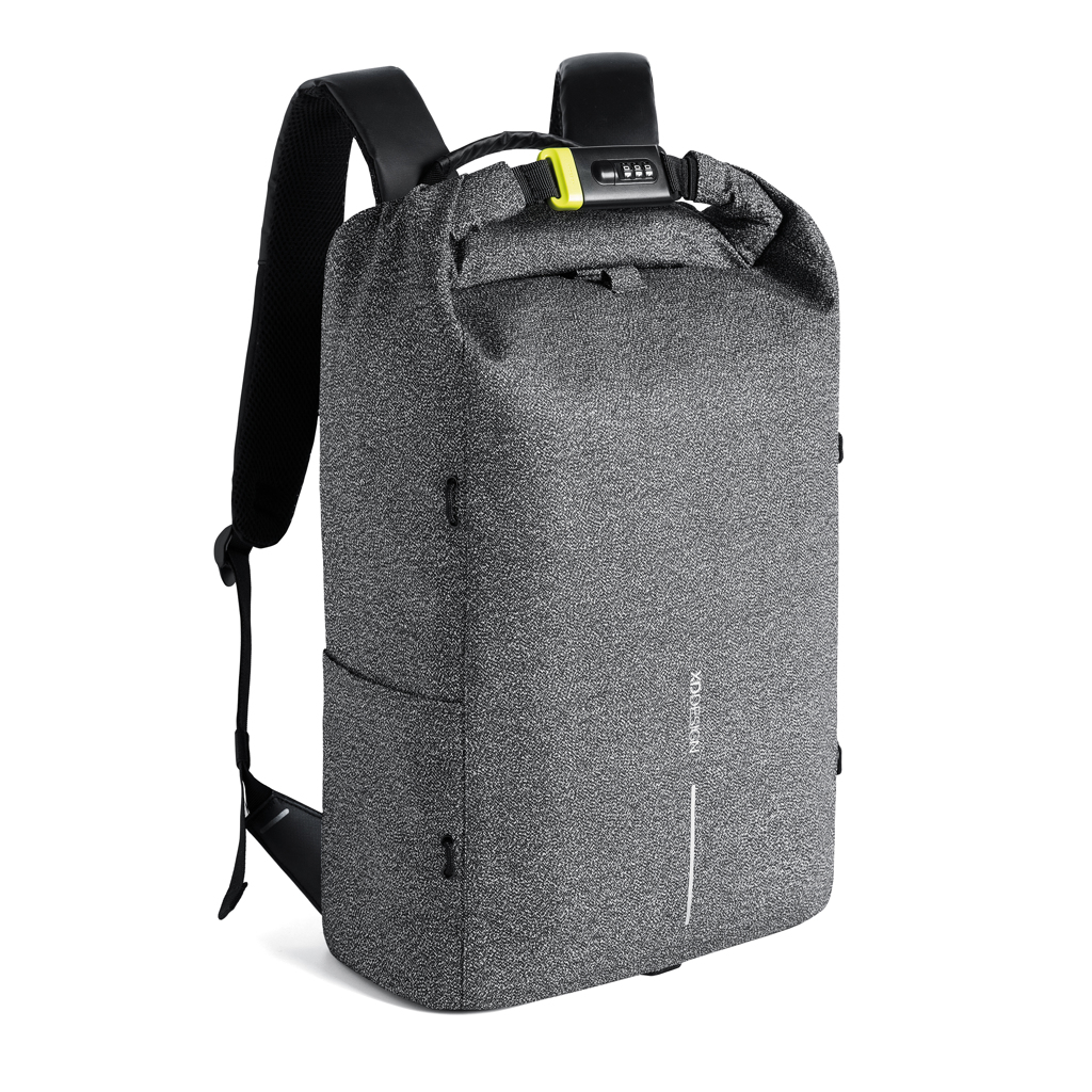 Rucksack, Rucksack, Gepäck, Laptopfach, Regenbeständig, Rucksack, Backpack, Schulterriemen, Gepäckfach, Rucksackgriff, Rucksack, Laptopfach, Gepolstert, Grau meliert, Reisetasche, Rucksack, Backpack, Grau, Klettverschluss, Vollständig gepolstert