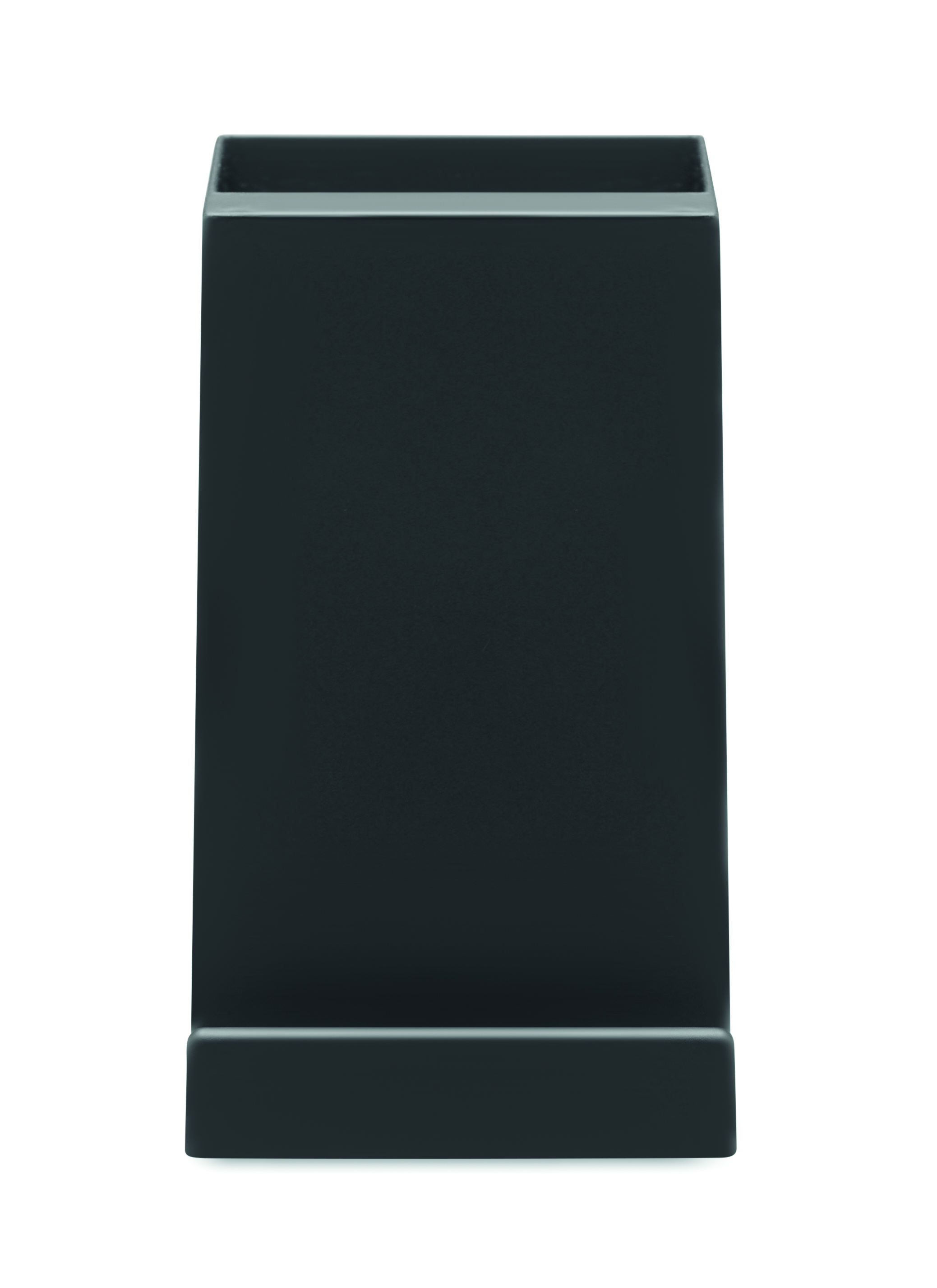 vase, turm, schwarz, matt, minimal