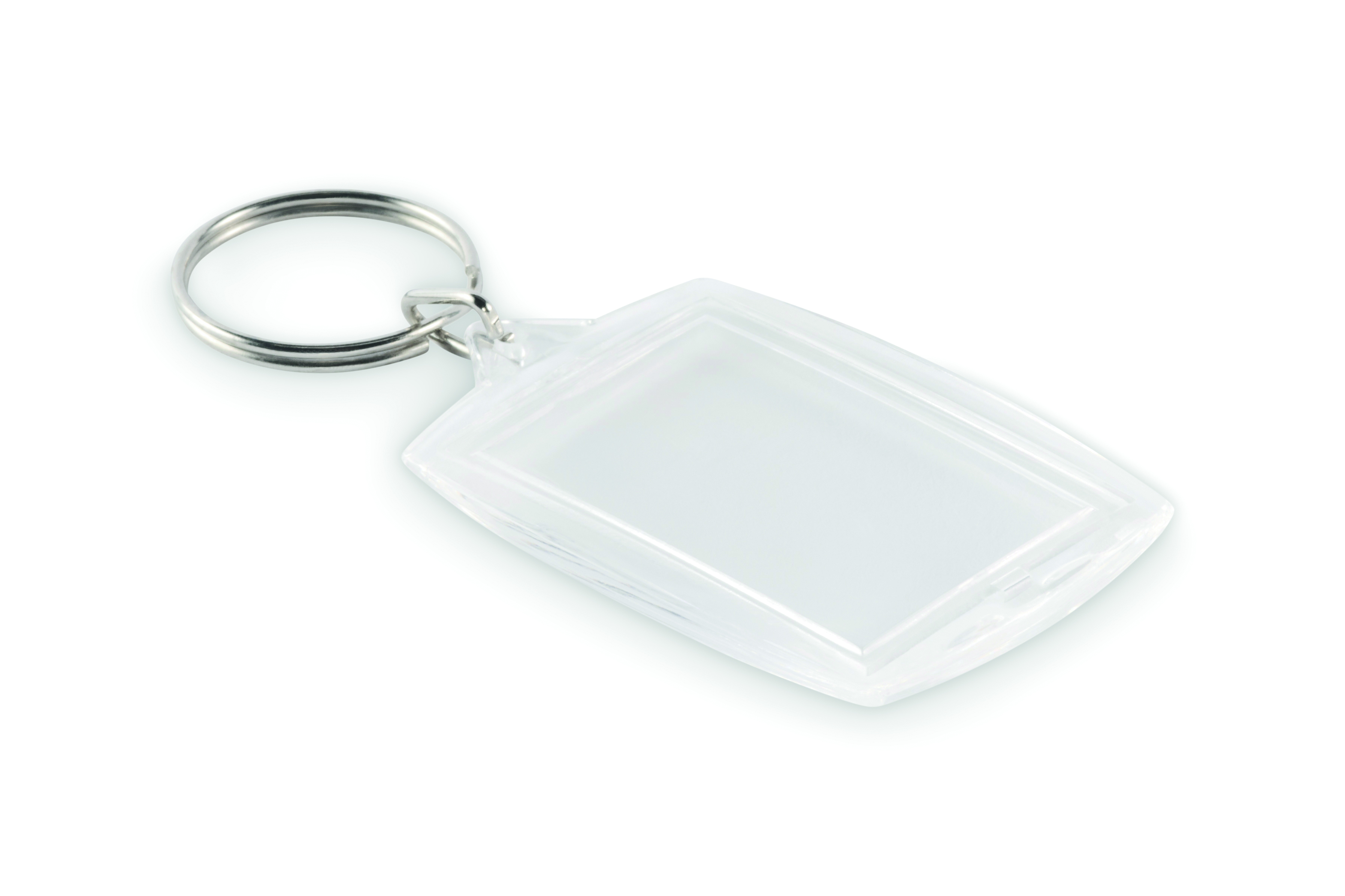 Schlüsselanhänger, Transparenter Block, Klarer Kunststoff, Acryl, Keychain