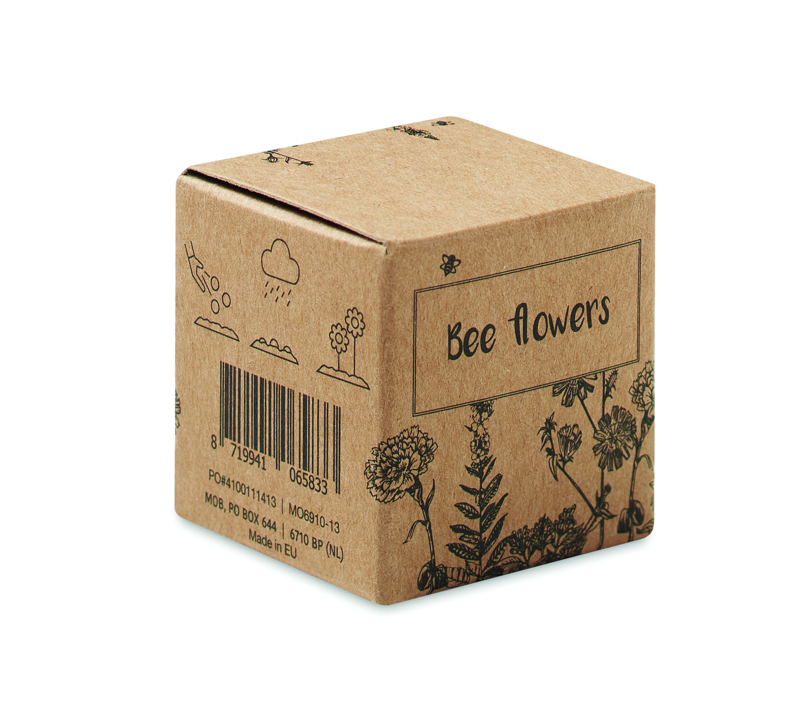 Box, Karton, Bienenblumen, Geschenkbox, Floral Print