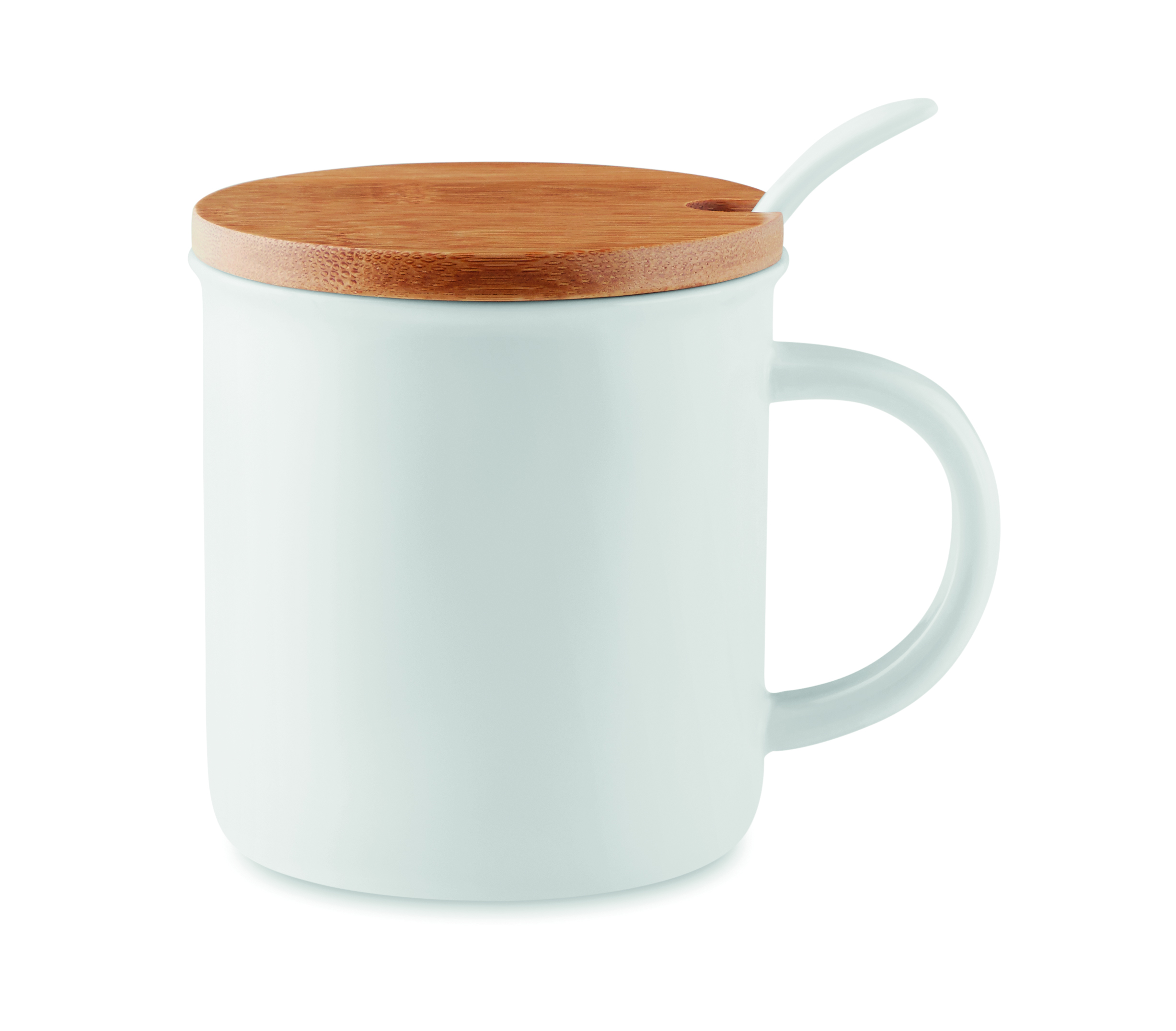 Becher, Teebecher, Holzdeckel, Melamin, Kaffeebecher