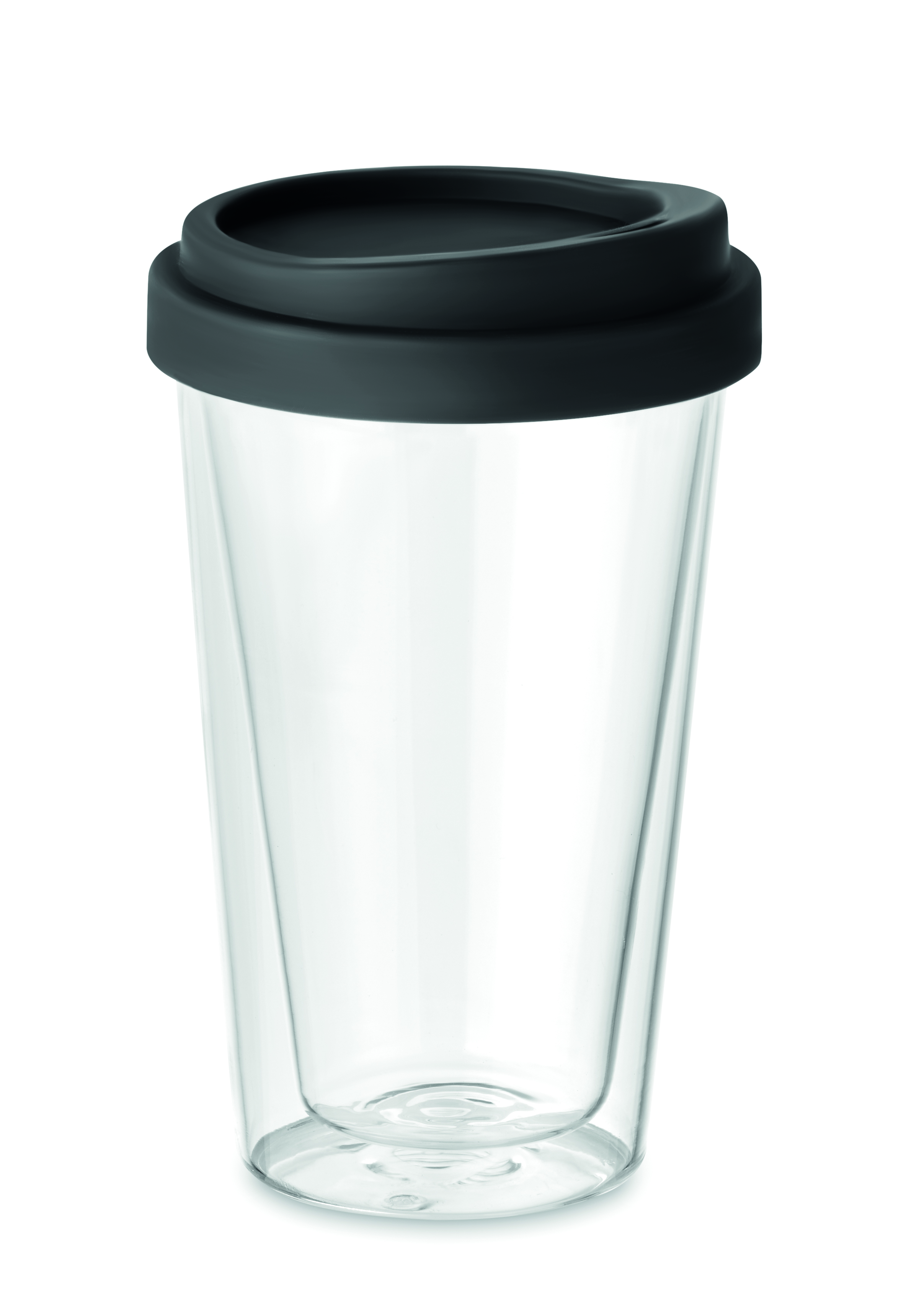 Becher, Trinkbecher, To-Go-Becher, Kunststoffglas, Löffelhalter frei