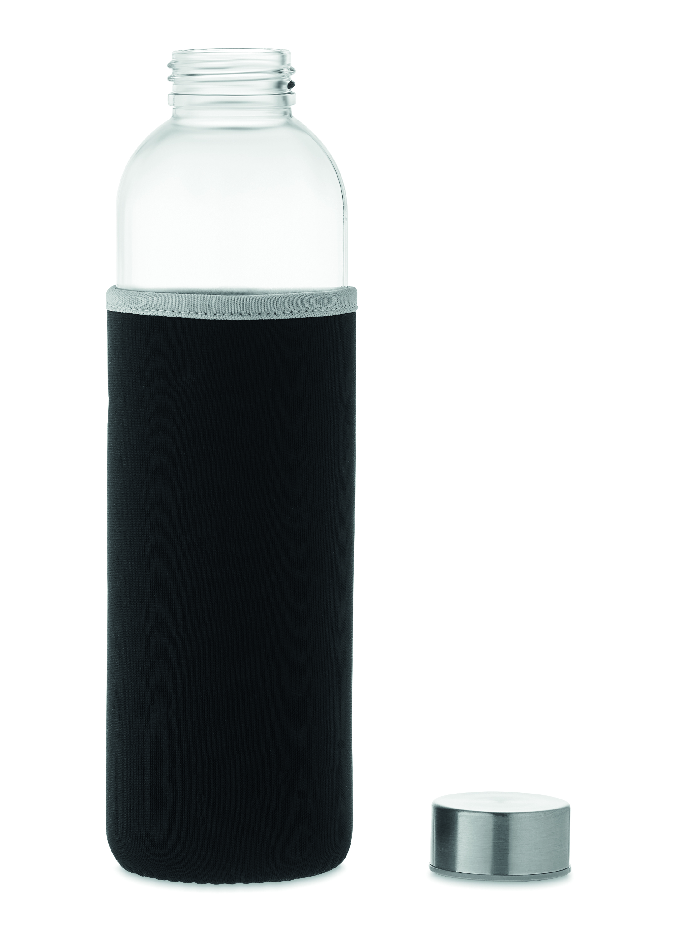 Wasserflasche, Flasche, Trinkbehälter, Hülle, Kappe aus Metall