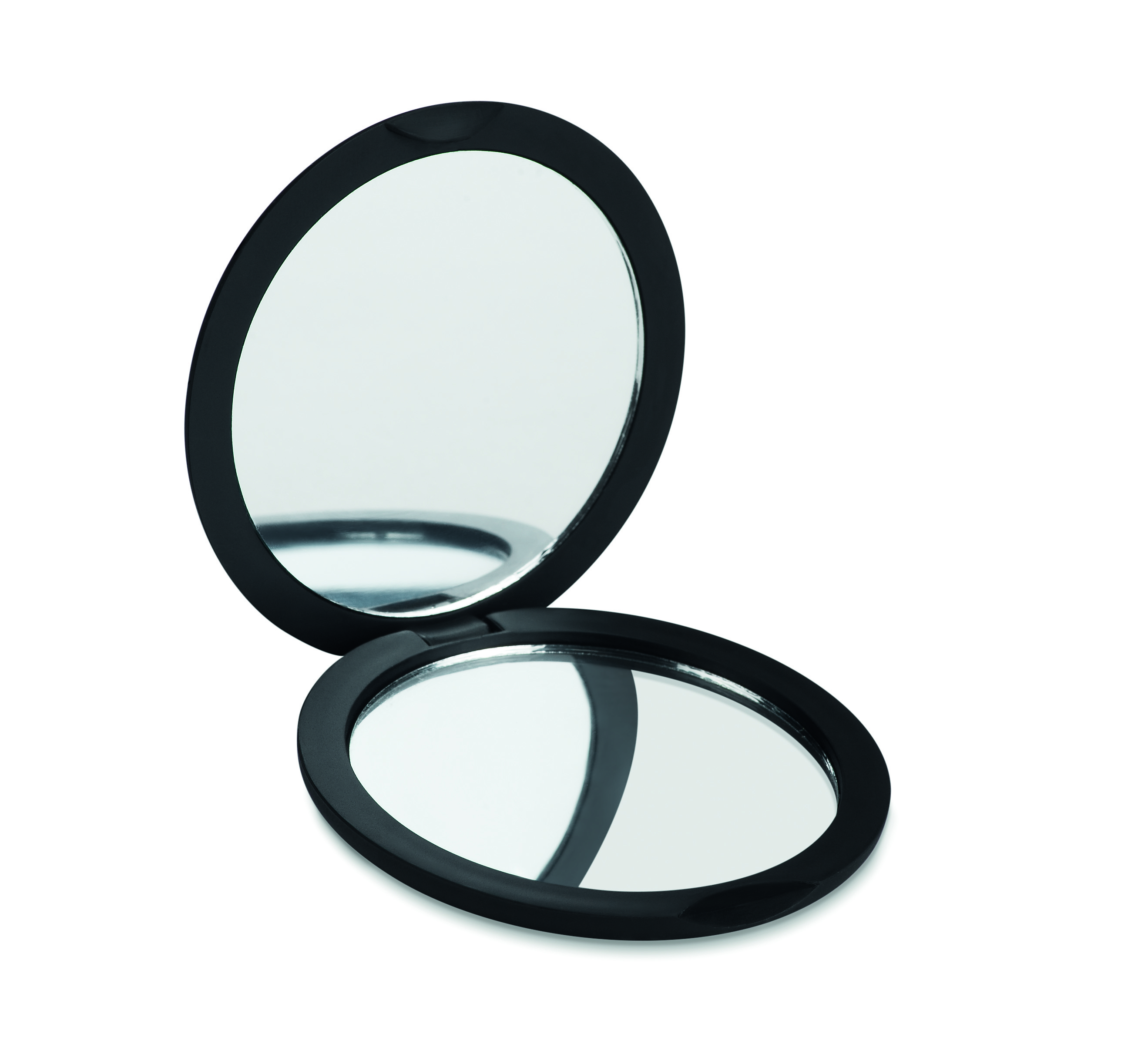 Spiegel, Kompaktspiegel, Rundspiegel, Make-up Spiegel, Schwarz