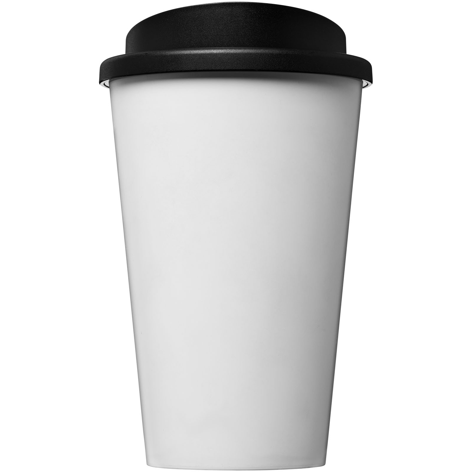 Becher, Plastikbecher, To-Go-Becher, Schwarz/Weiß, Kaffee